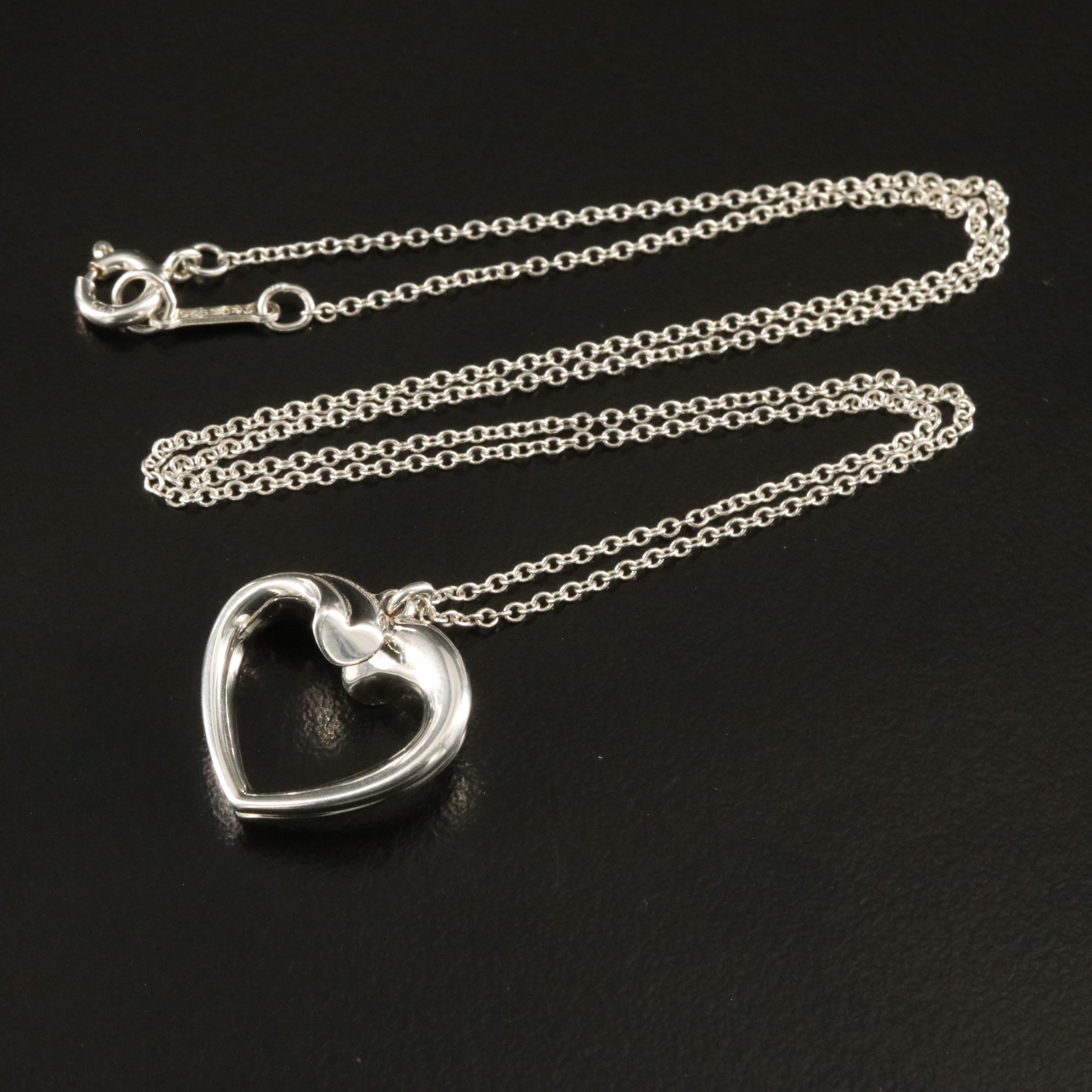 Paloma Picasso for Tiffany & Co. Sterling Tenderness Heart Necklace