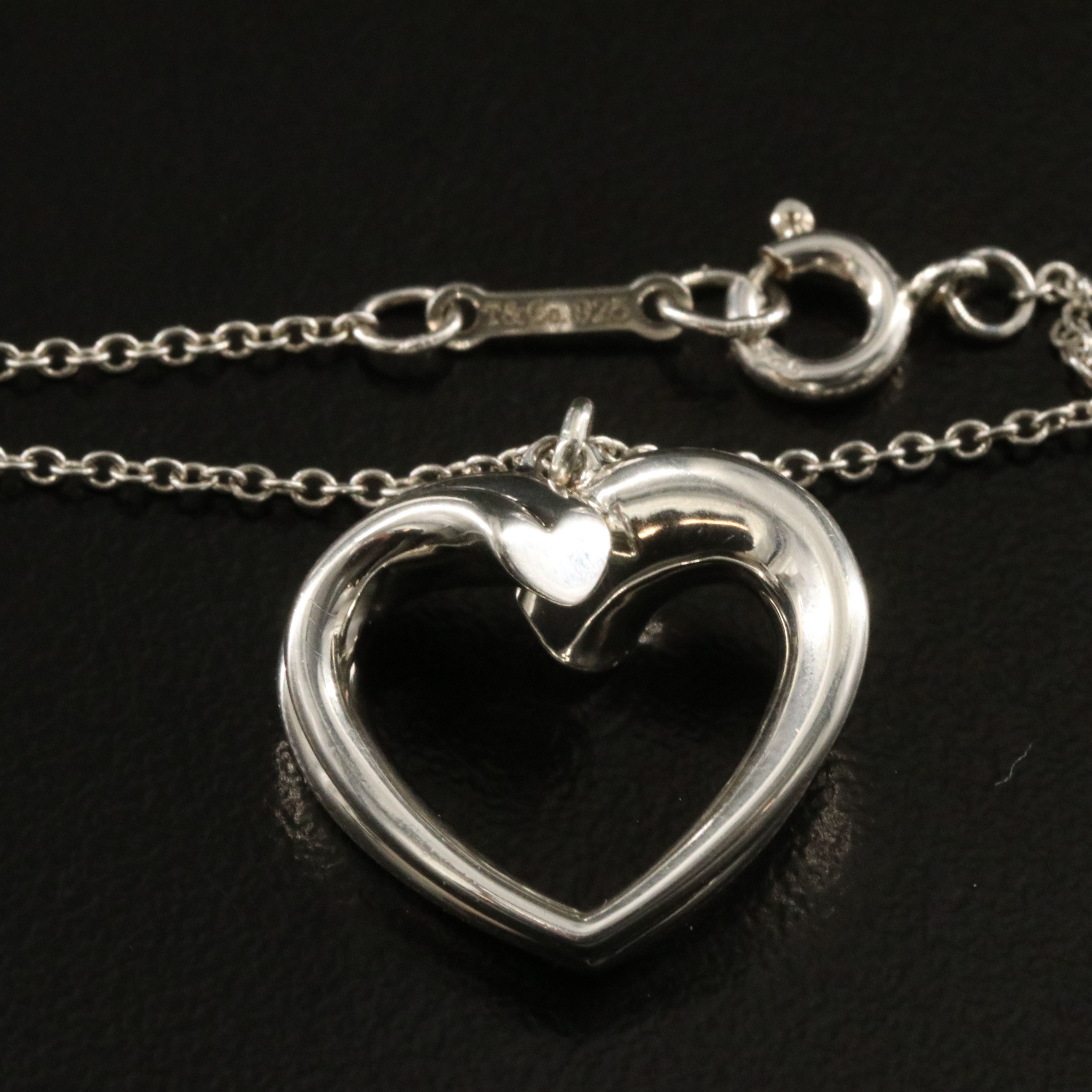 Paloma Picasso for Tiffany & Co. Sterling Tenderness Heart Necklace