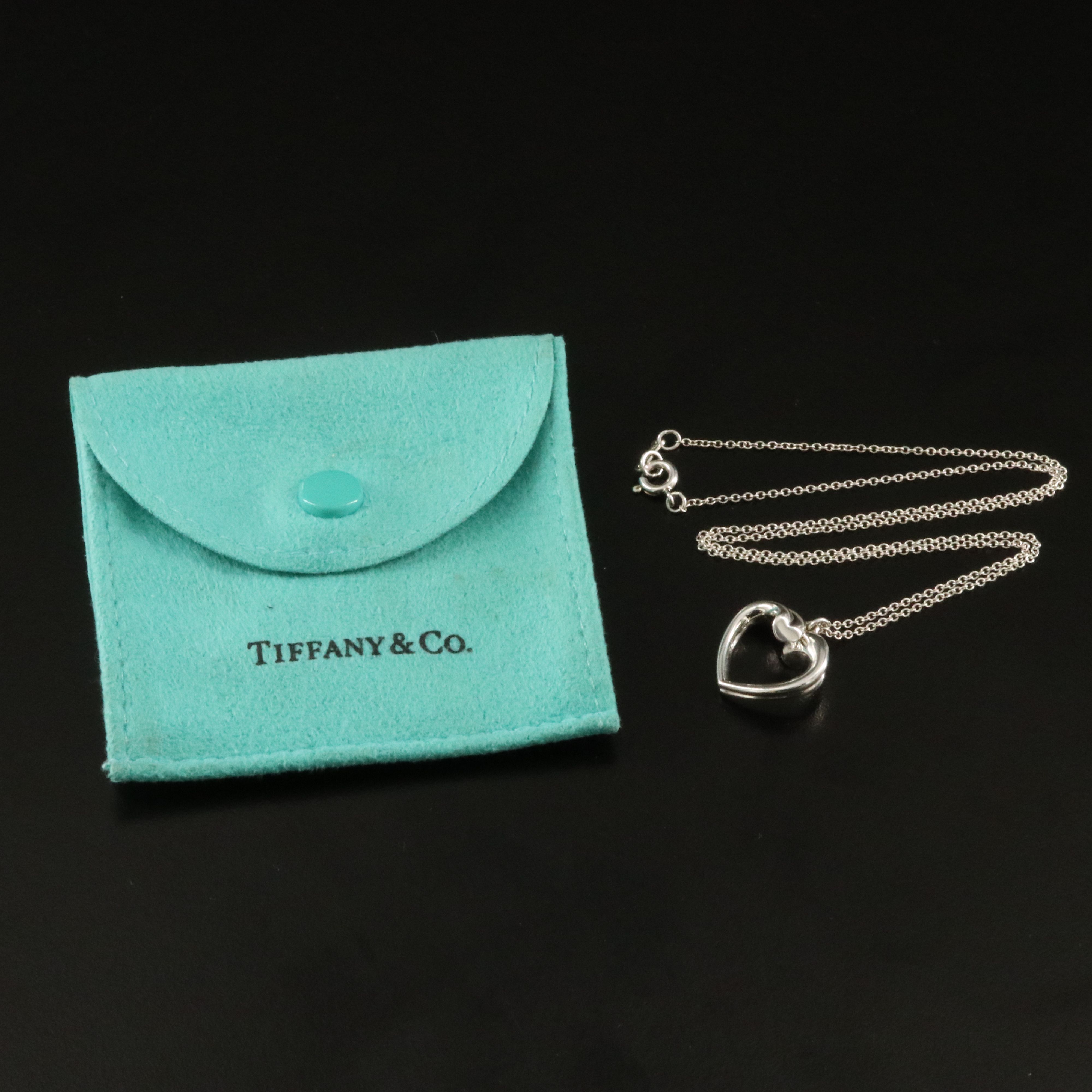 Paloma Picasso for Tiffany & Co. Sterling Tenderness Heart Necklace