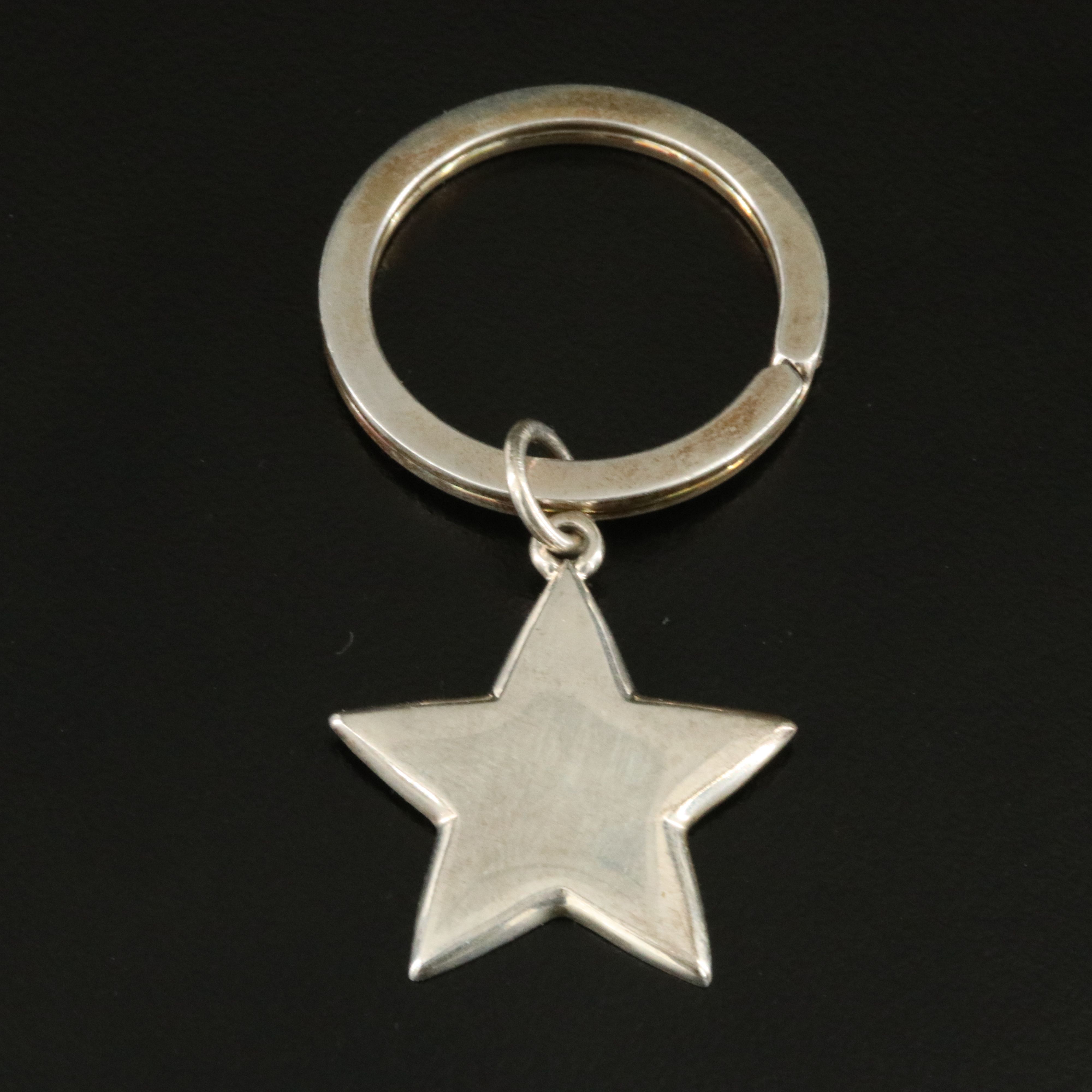 Tiffany & Co. Sterling Star Key Ring