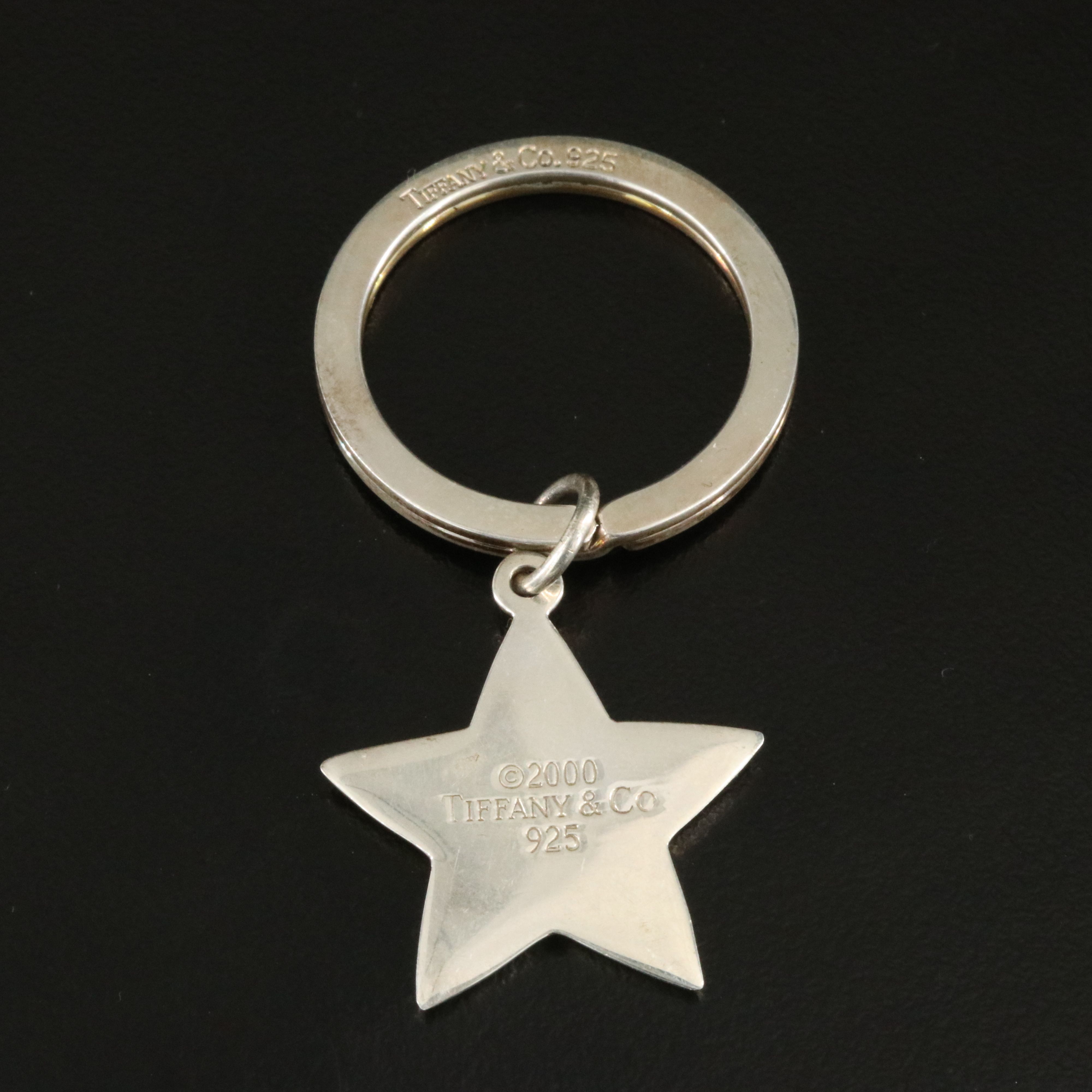 Tiffany & Co. Sterling Star Key Ring