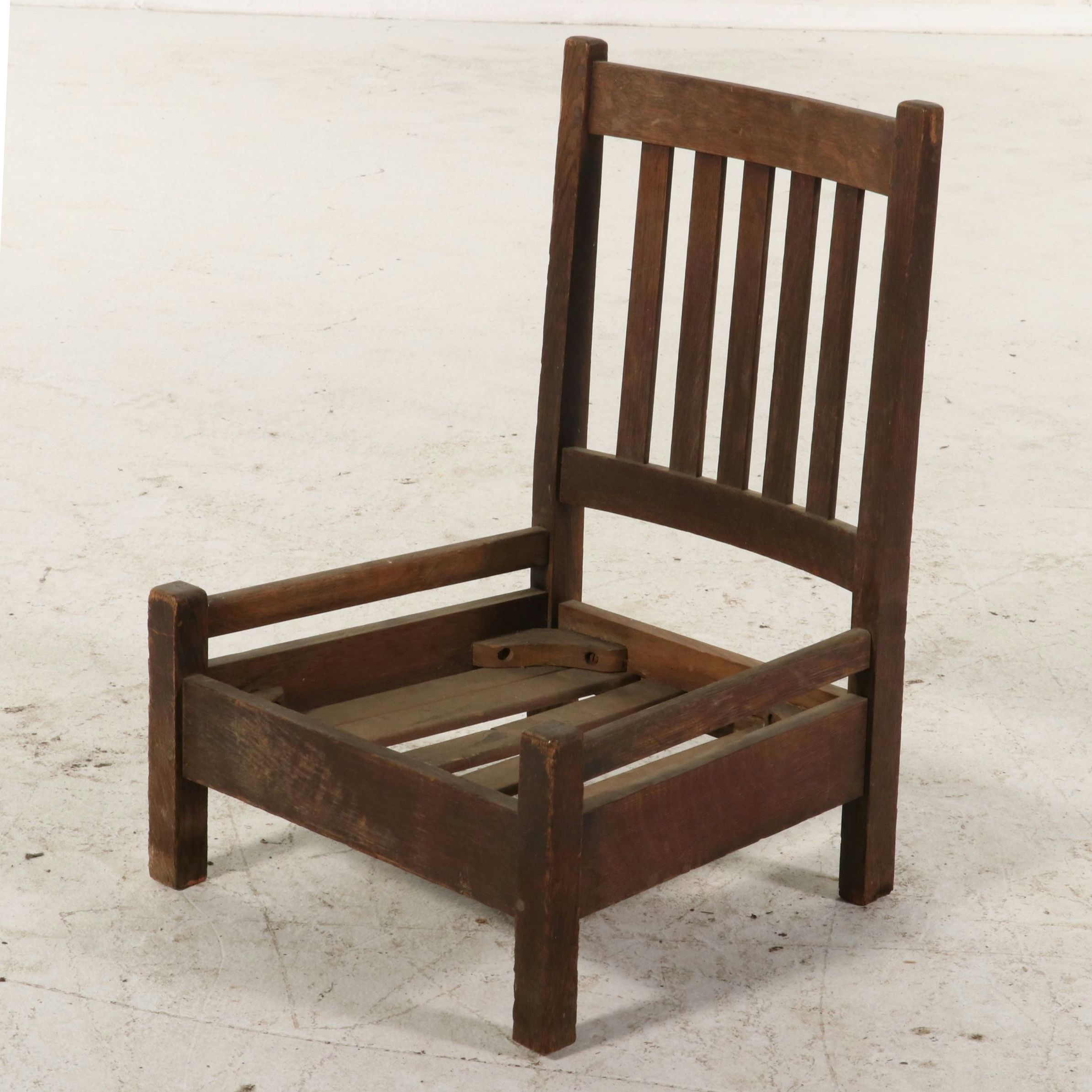 Art & Crafts Style Low Chair