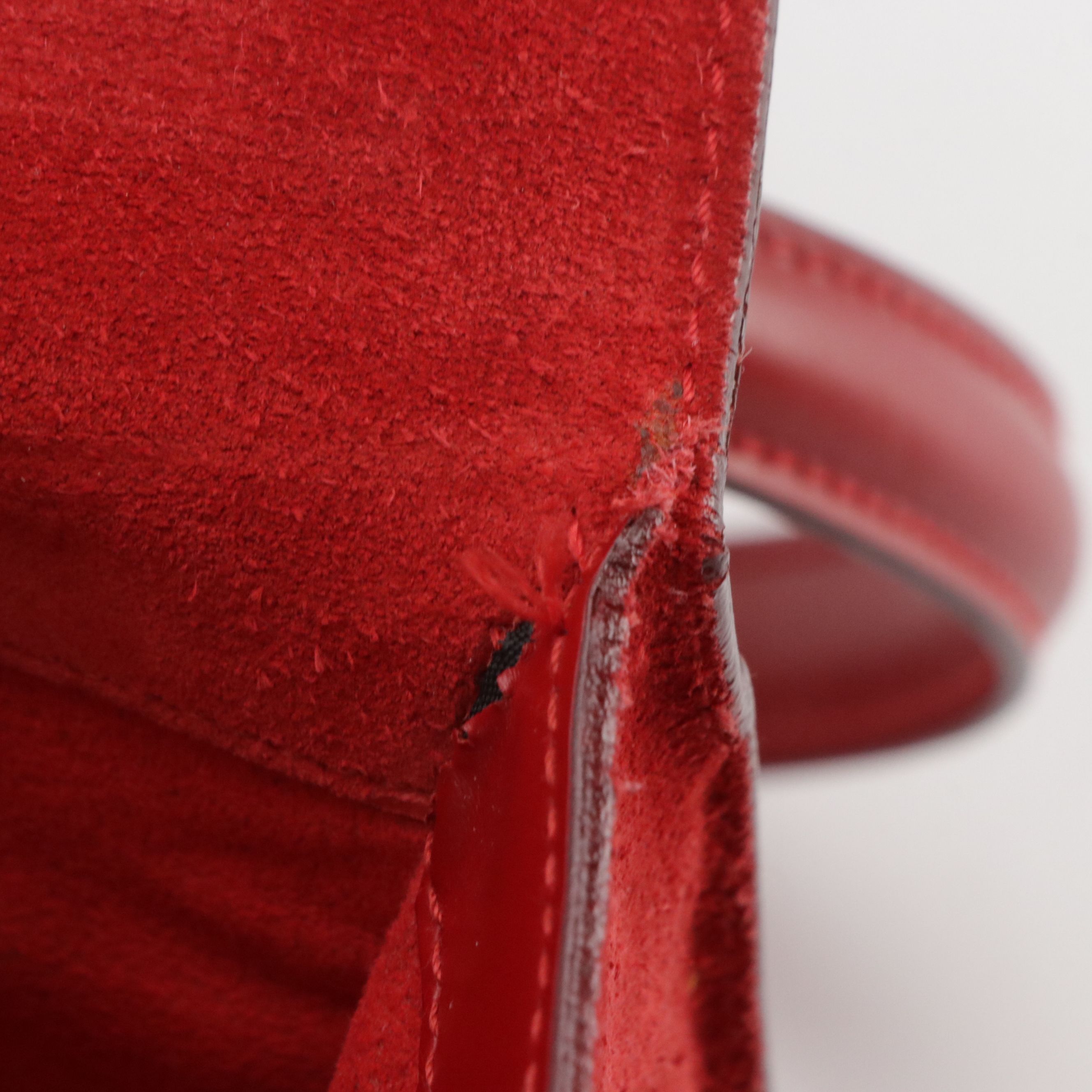 Salvatore Ferragamo Front Flap Shoulder Bag in Red Gancini Embossed Leather