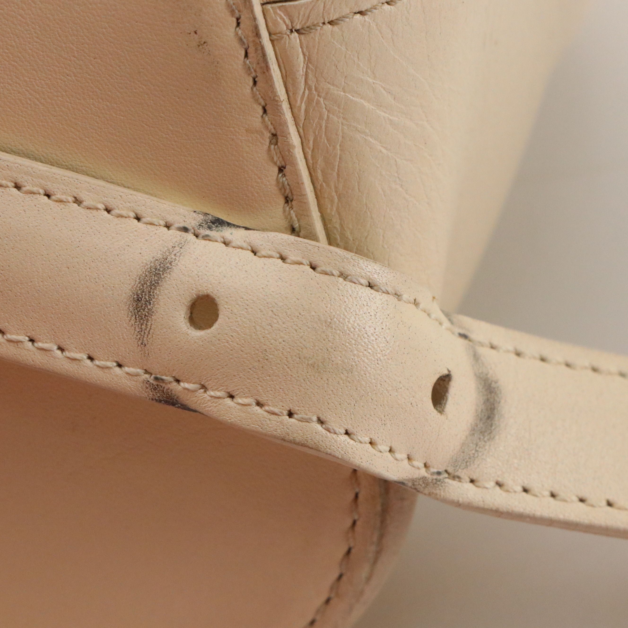 Cartier Panthère Bucket Bag in Ivory Leather, 1990