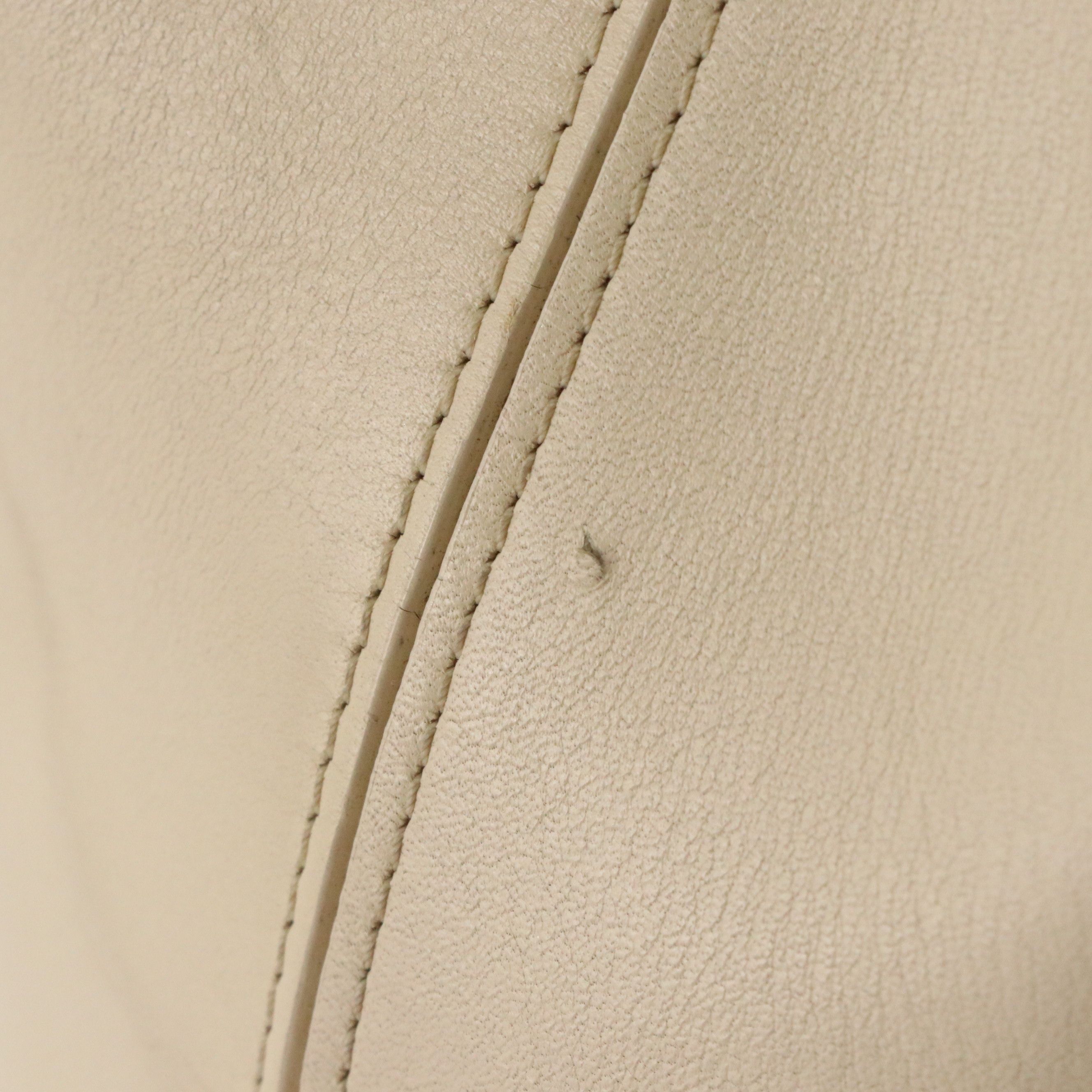 Cartier Panthère Bucket Bag in Ivory Leather, 1990