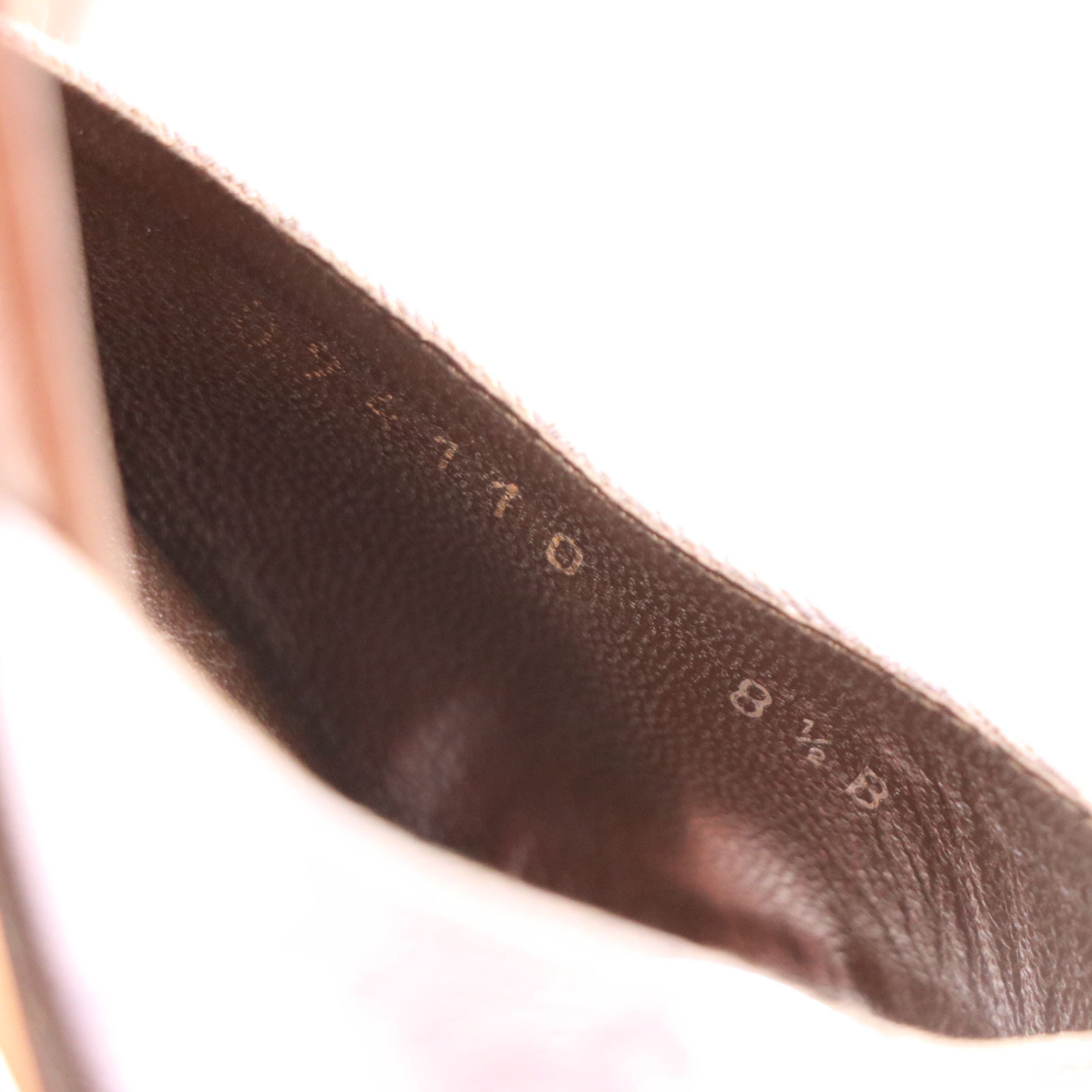 Gucci Lavender GG Canvas and Brown Leather Kitten Heel Mules