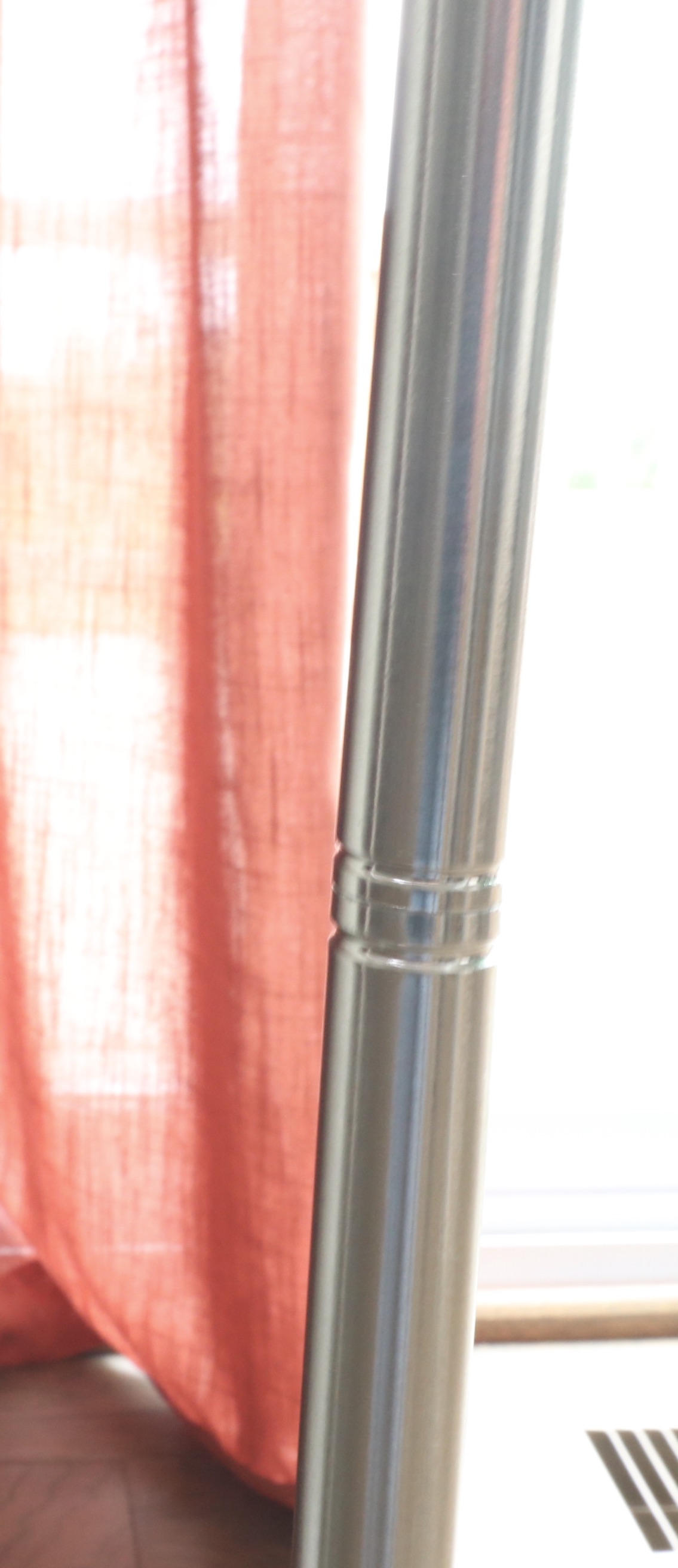 Pair of Mid Century Modern Pharmacy Style Brushed Metal Lamps