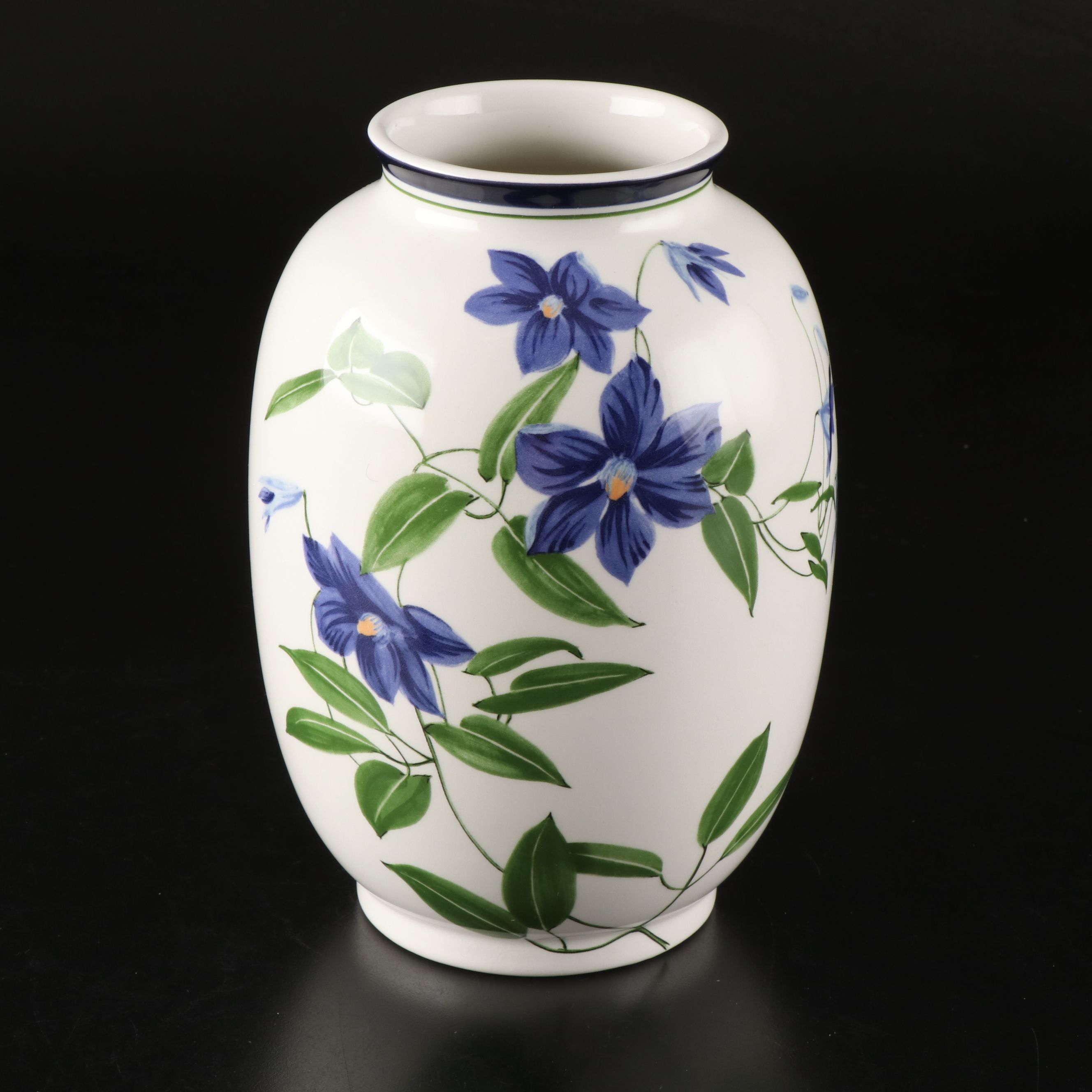 Tiffany & Co. Este Ceramiche Porcelain Vase and Porcelain Basket