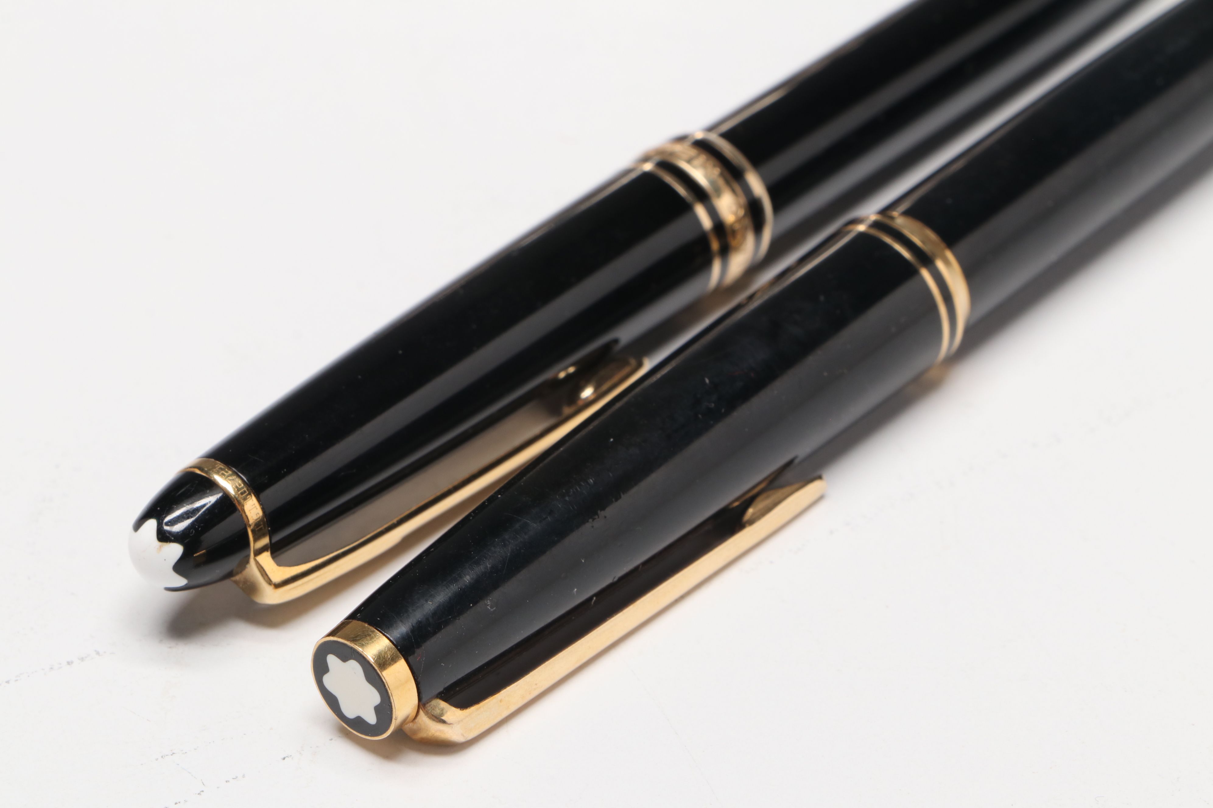 Montblanc Meisterstück 14K Nib Fountain Pen, Ballpoint Pen and Ronson Lighter