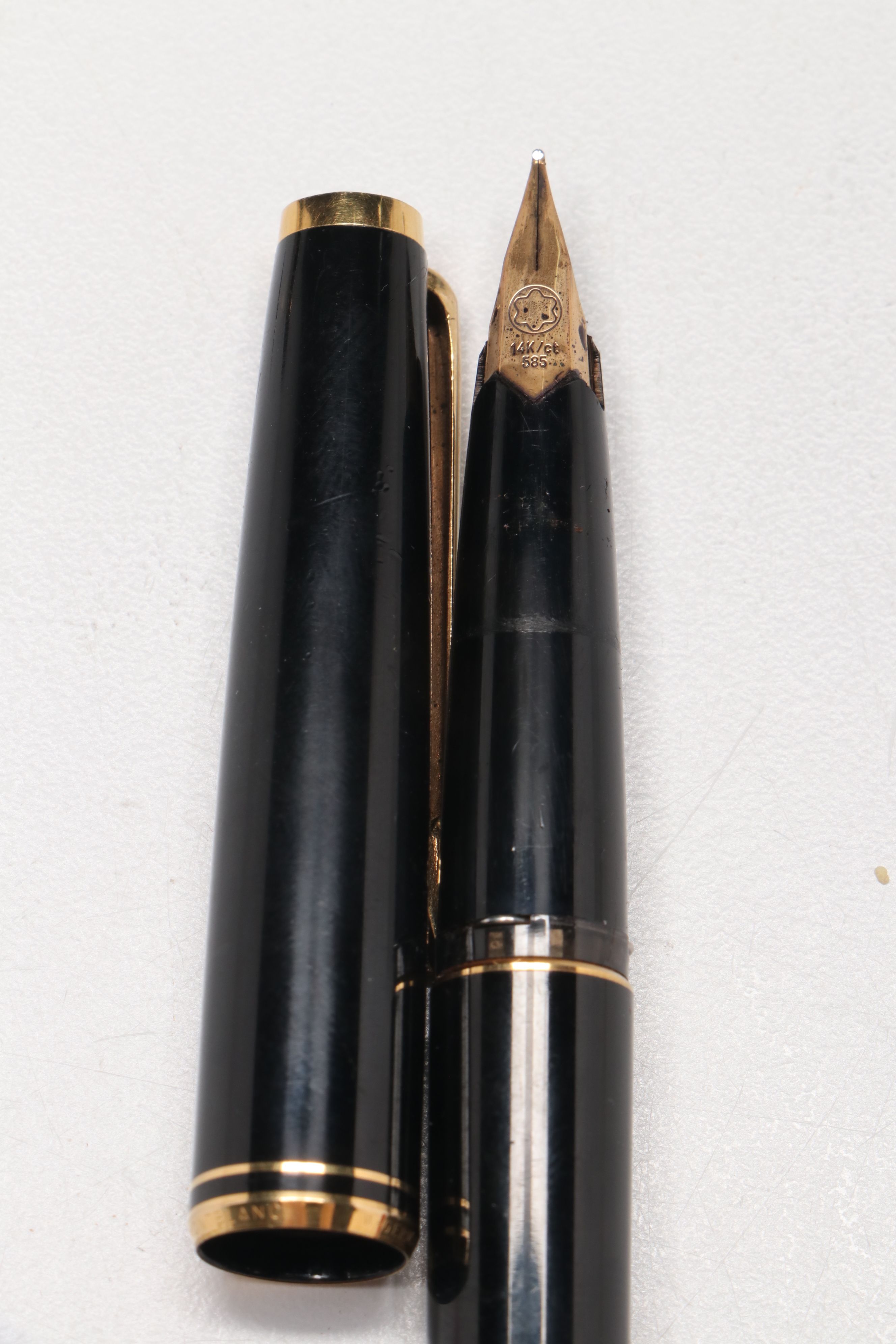 Montblanc Meisterstück 14K Nib Fountain Pen, Ballpoint Pen and Ronson Lighter
