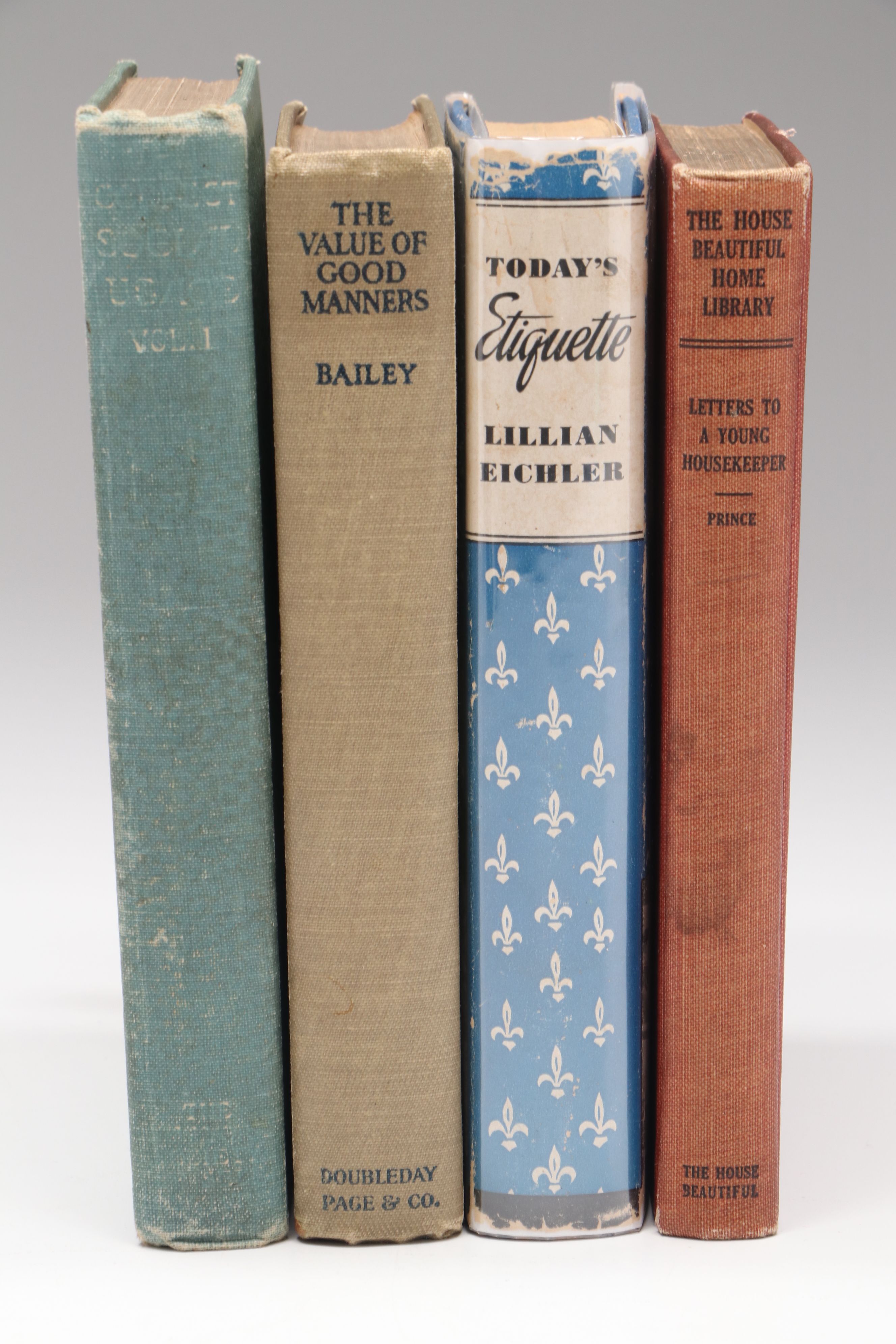 "Correct Social Usage" and More Vintage Etiquette Nonfiction Books