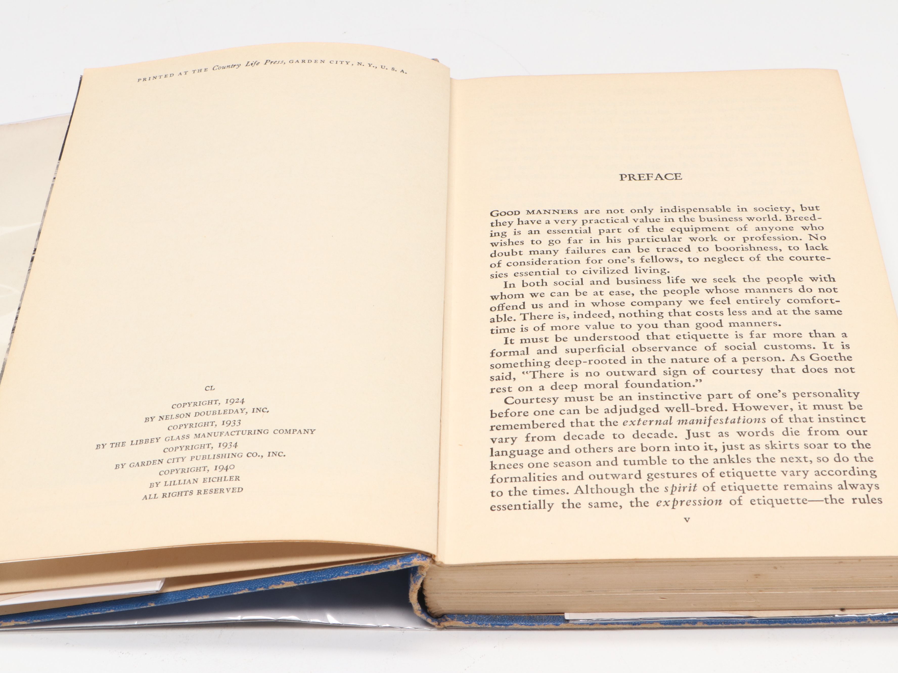 "Correct Social Usage" and More Vintage Etiquette Nonfiction Books