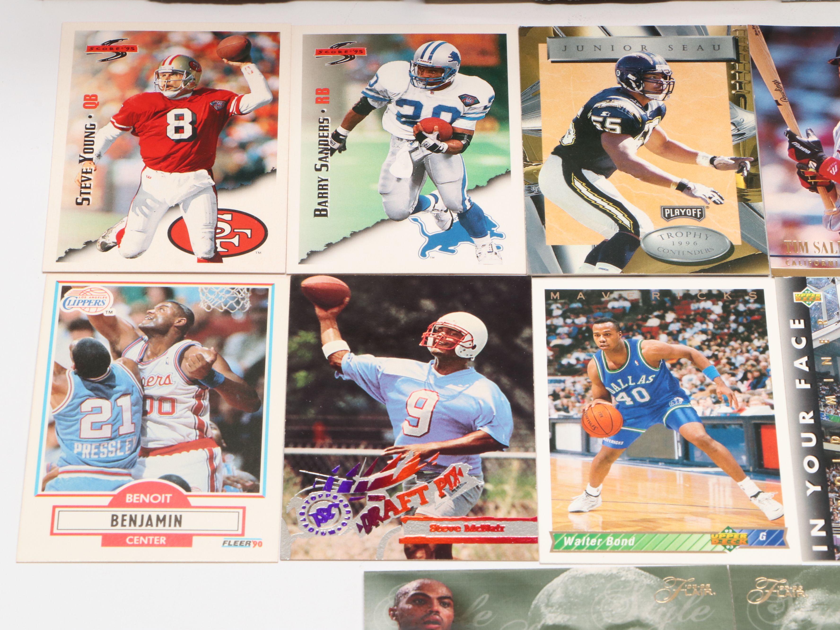 Upper Deck with Other Sports Cards Featuring Michael Jordan and Barry Bonds