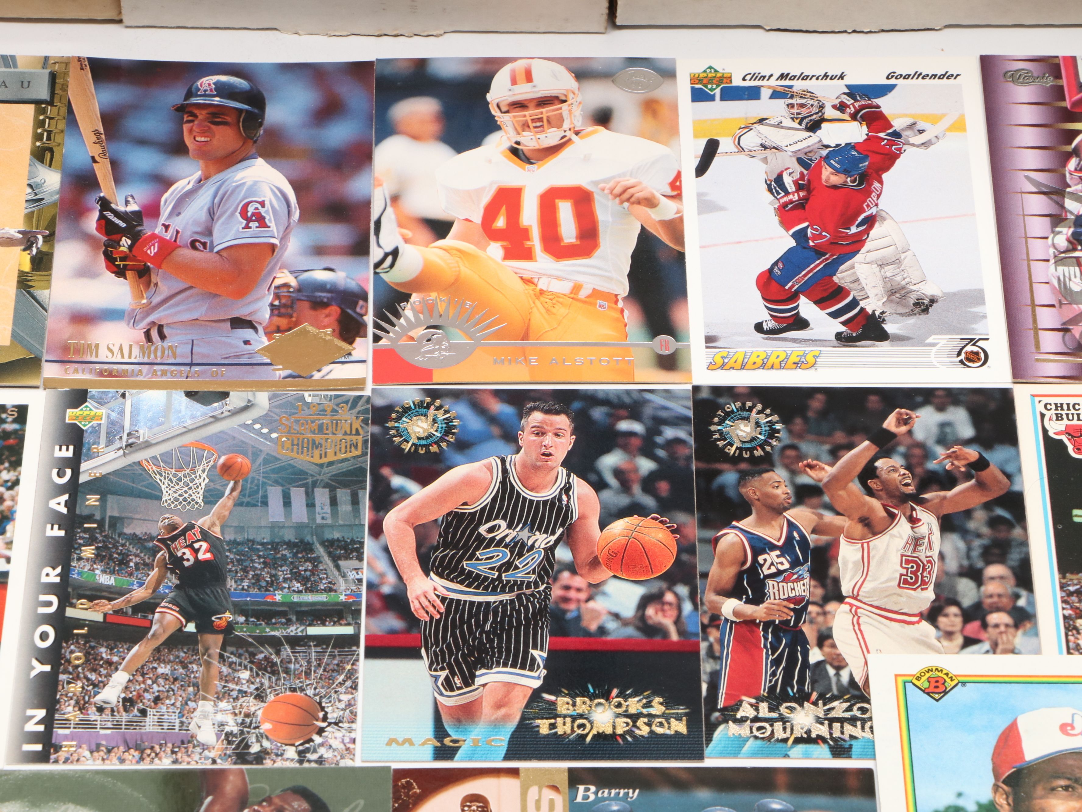 Upper Deck with Other Sports Cards Featuring Michael Jordan and Barry Bonds