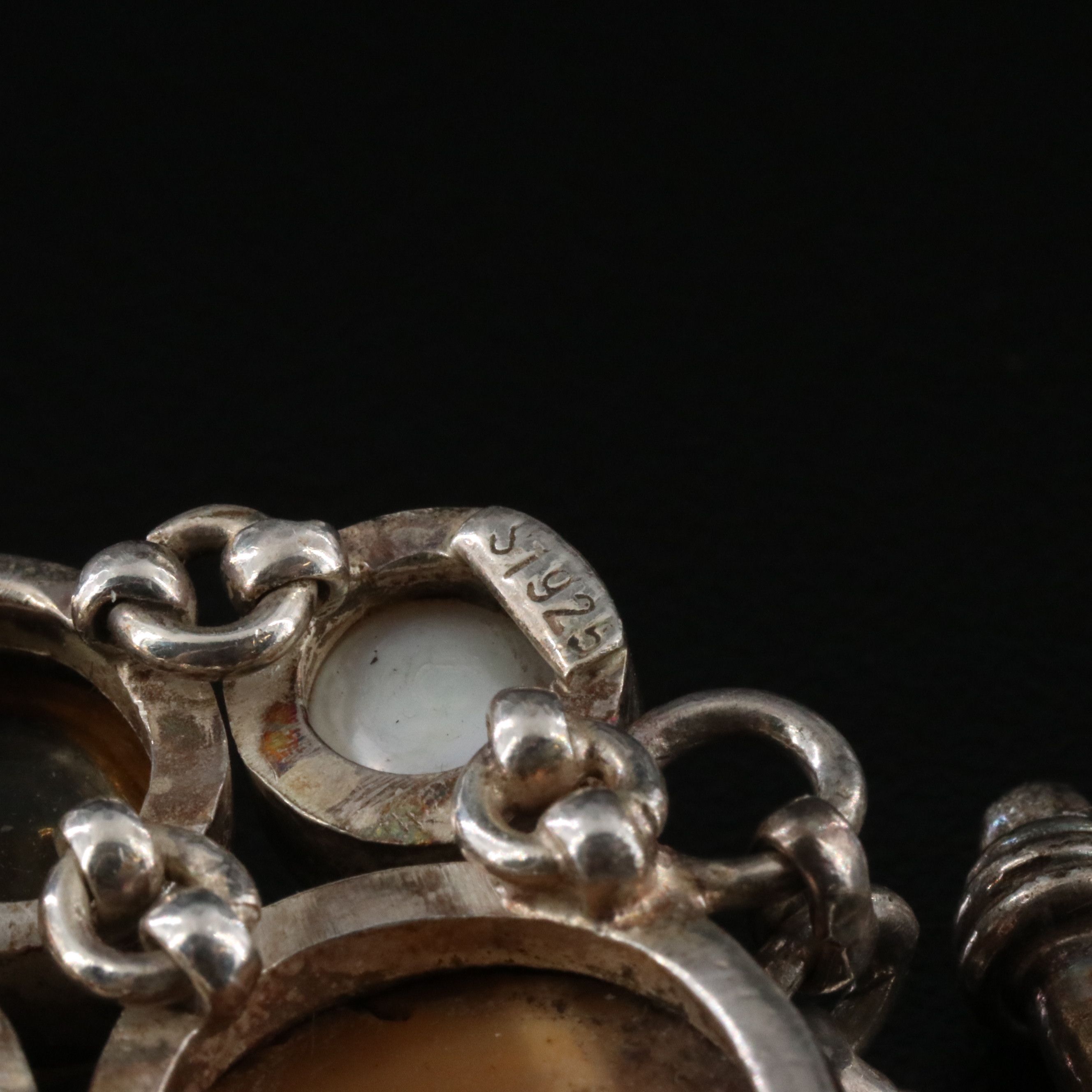 Sterling Bracelet Featuring Jasper, Citrine and Carnelian