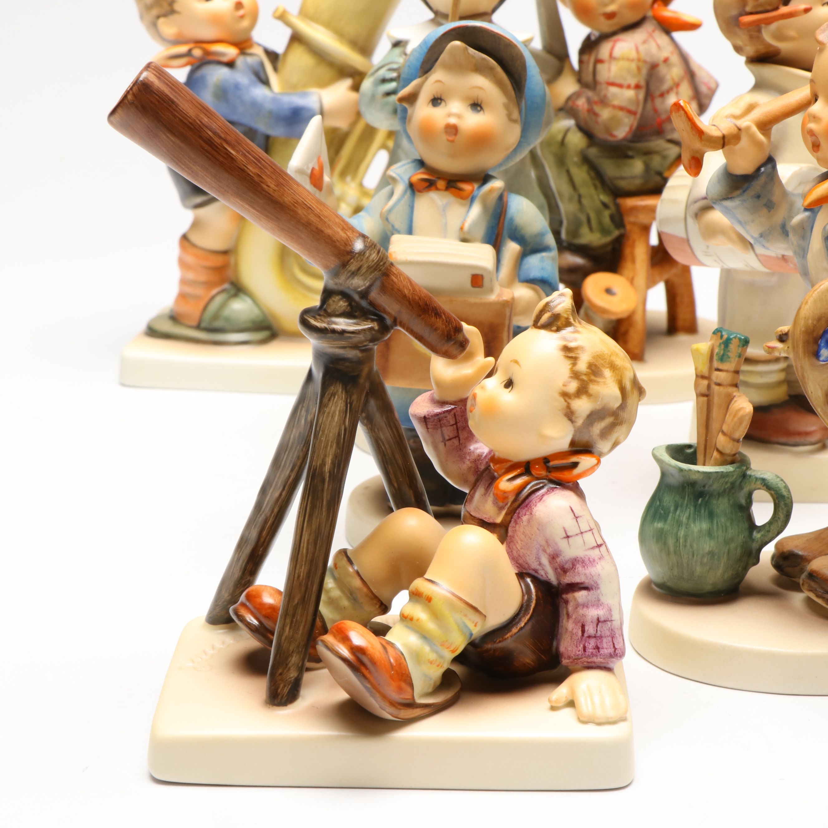 Goebel "Star Gazer," "The Tuba Player" and More Porcelain Figurines