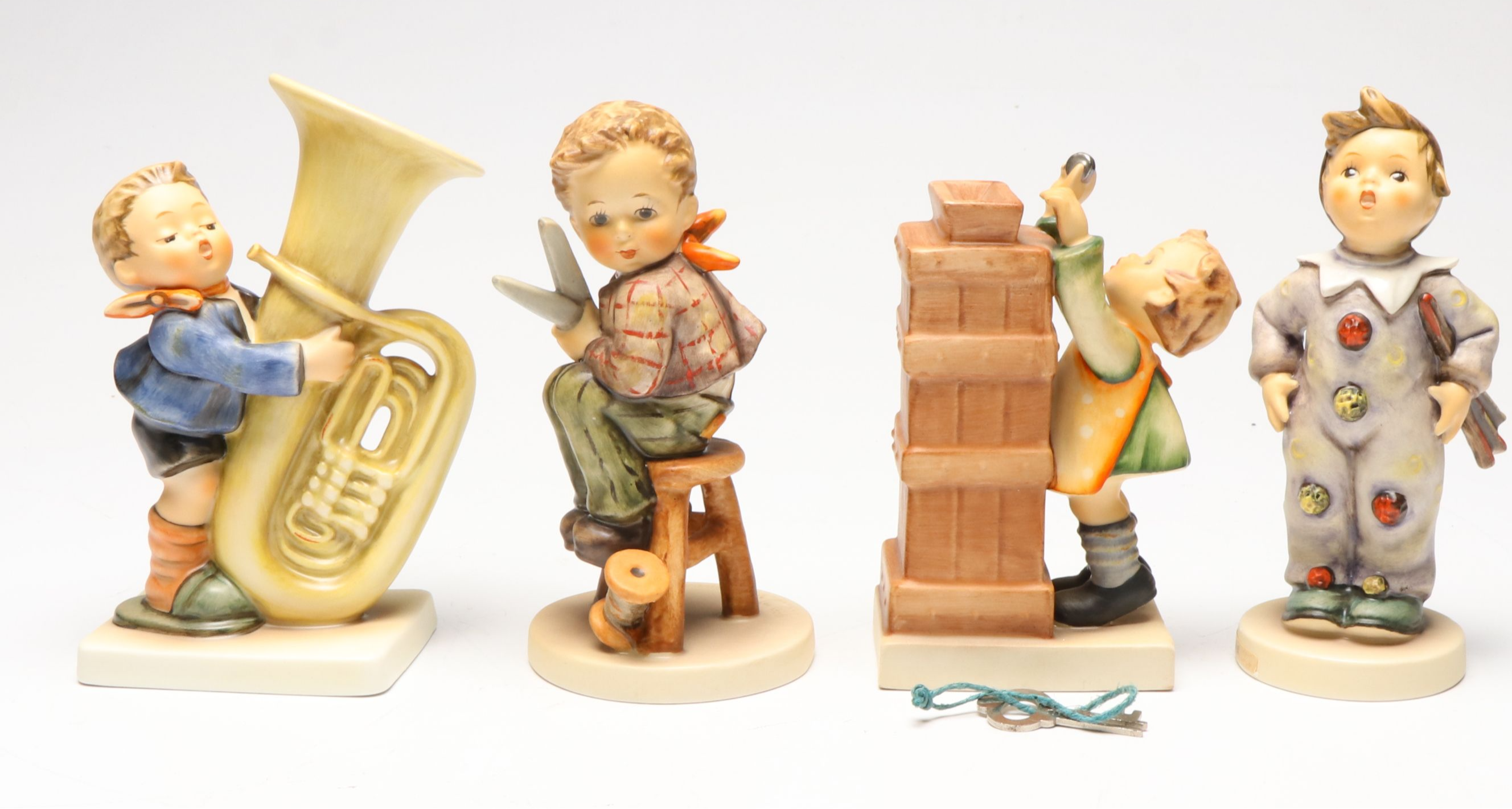 Goebel "Star Gazer," "The Tuba Player" and More Porcelain Figurines