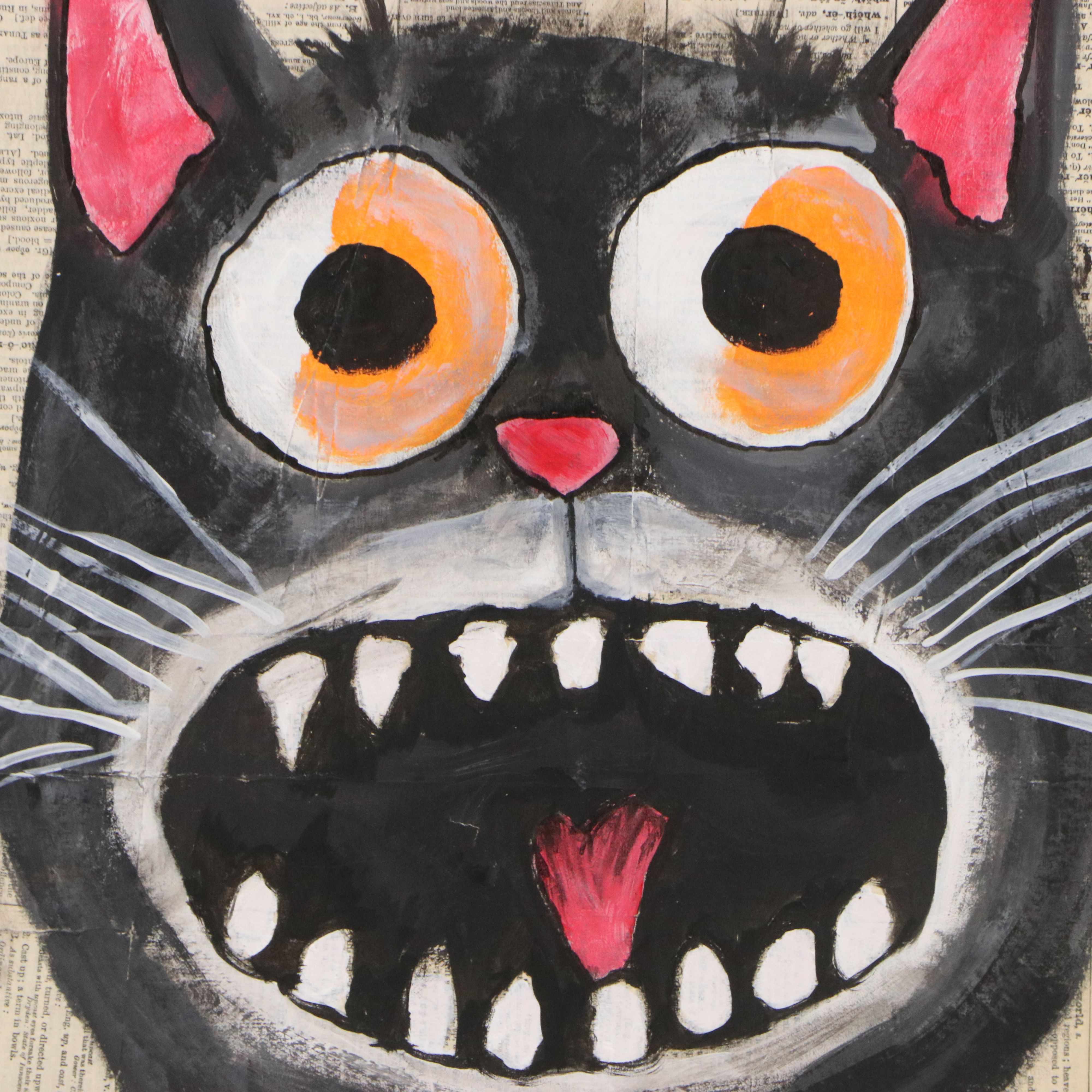 Michelle Lord Oil Painting "Omg! A Mouse!!!," 2026