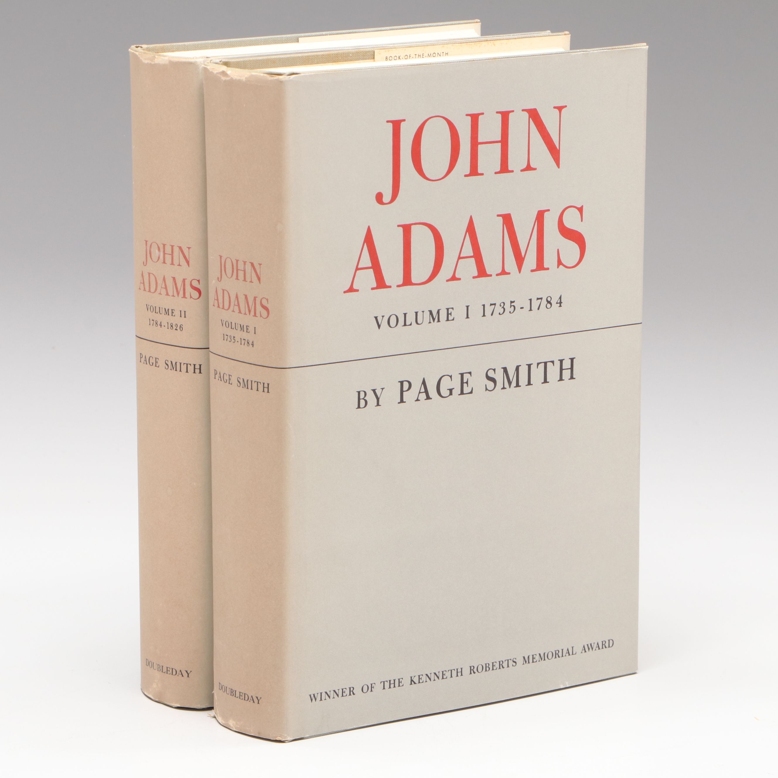"John Adams" by Page Smith Two-Volume Set, 1962