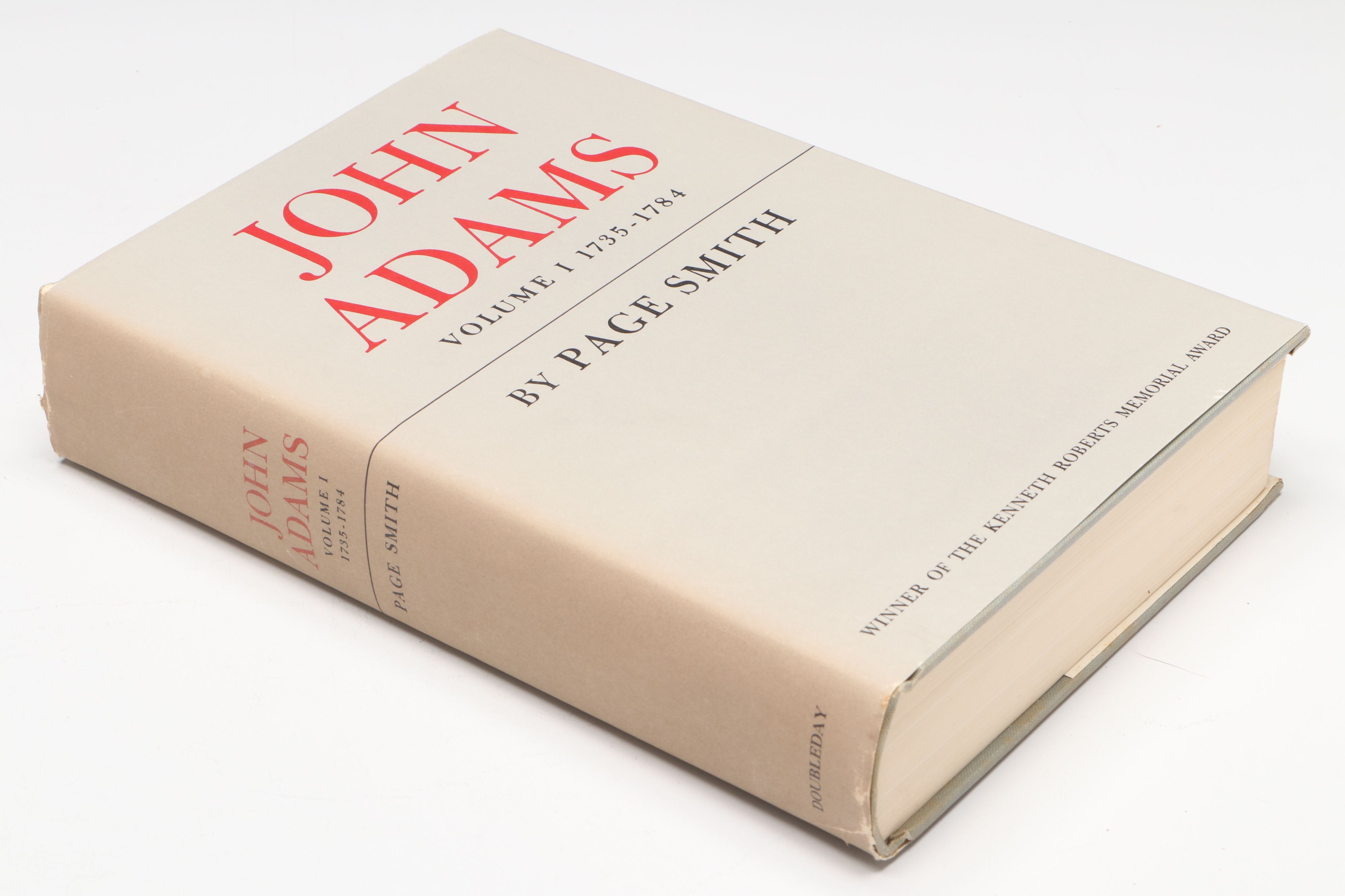 "John Adams" by Page Smith Two-Volume Set, 1962