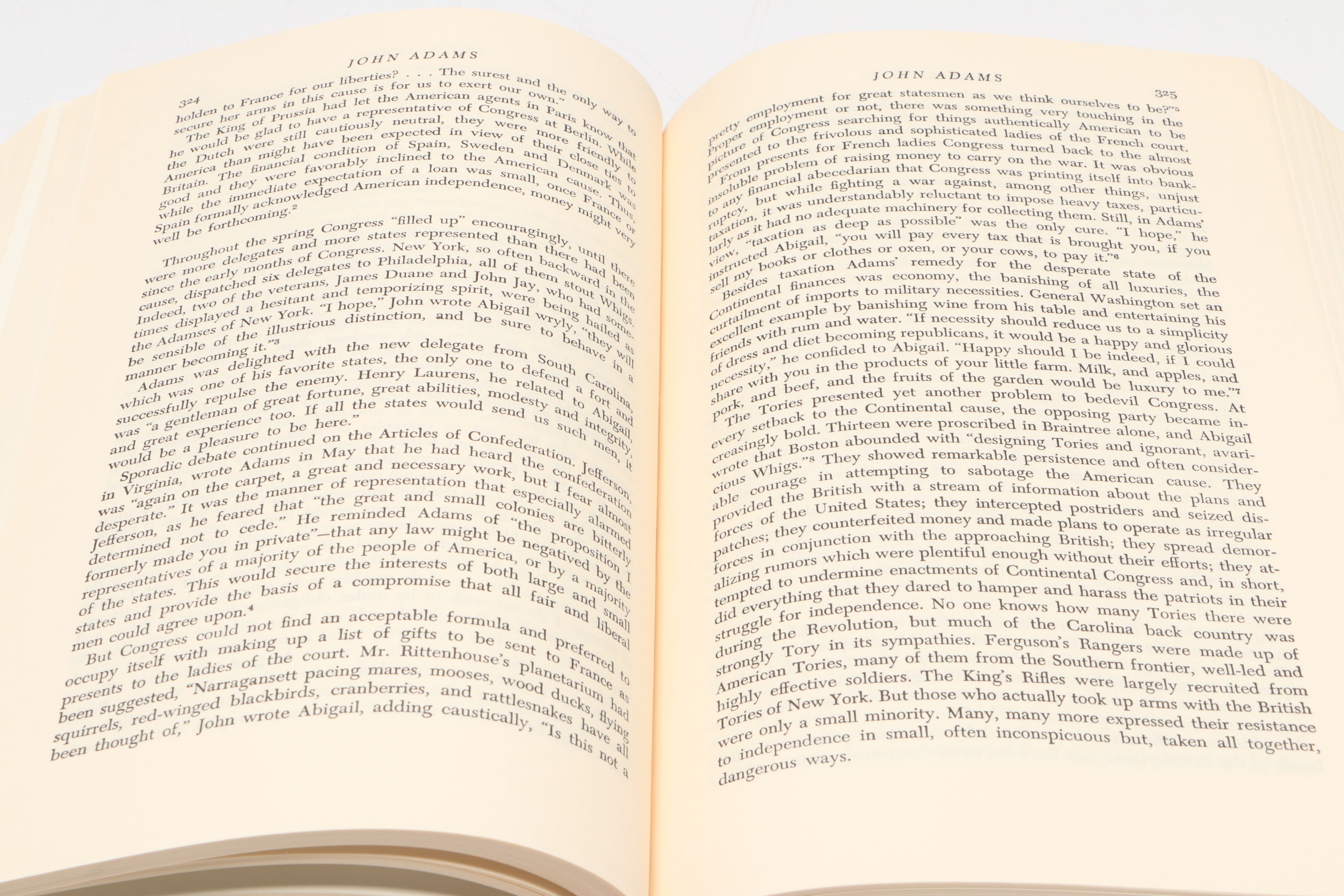 "John Adams" by Page Smith Two-Volume Set, 1962