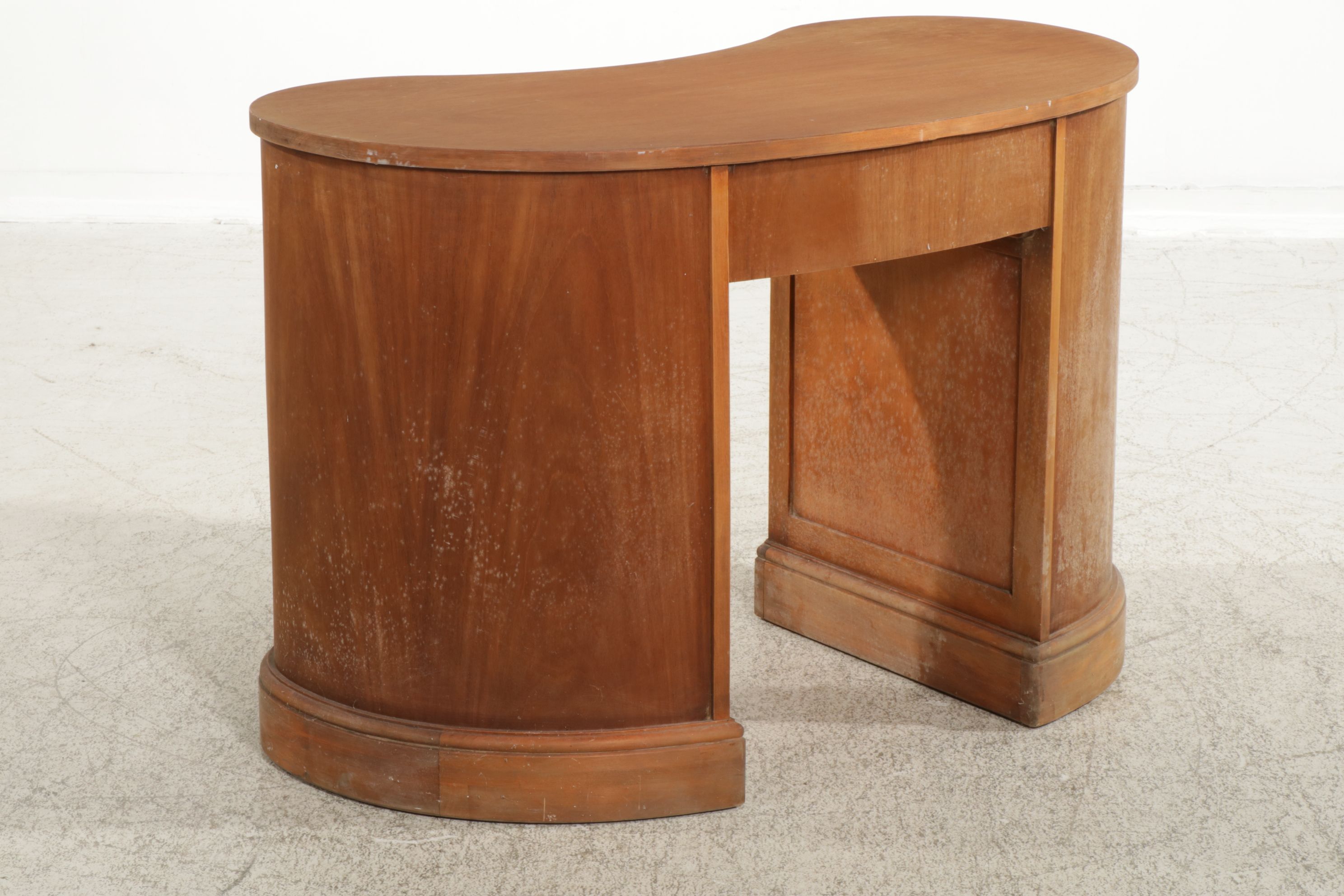 Mahogany Kidney Shaped Desk, Mid-20th Century