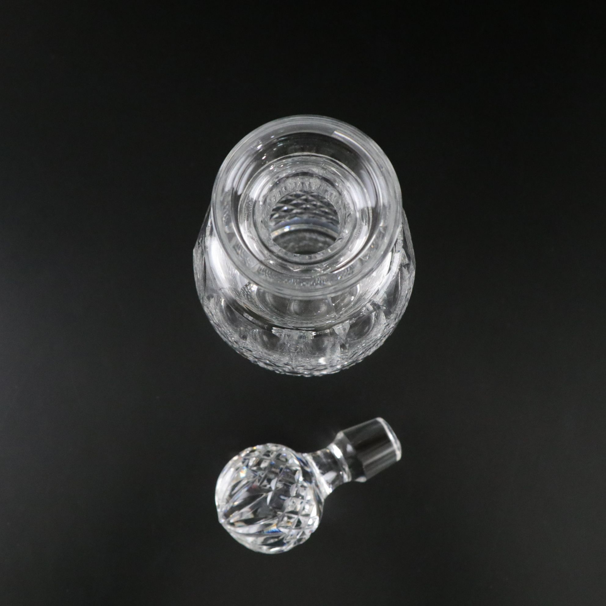 Waterford Crystal "Colleen" Decanter and White Wine Glasses
