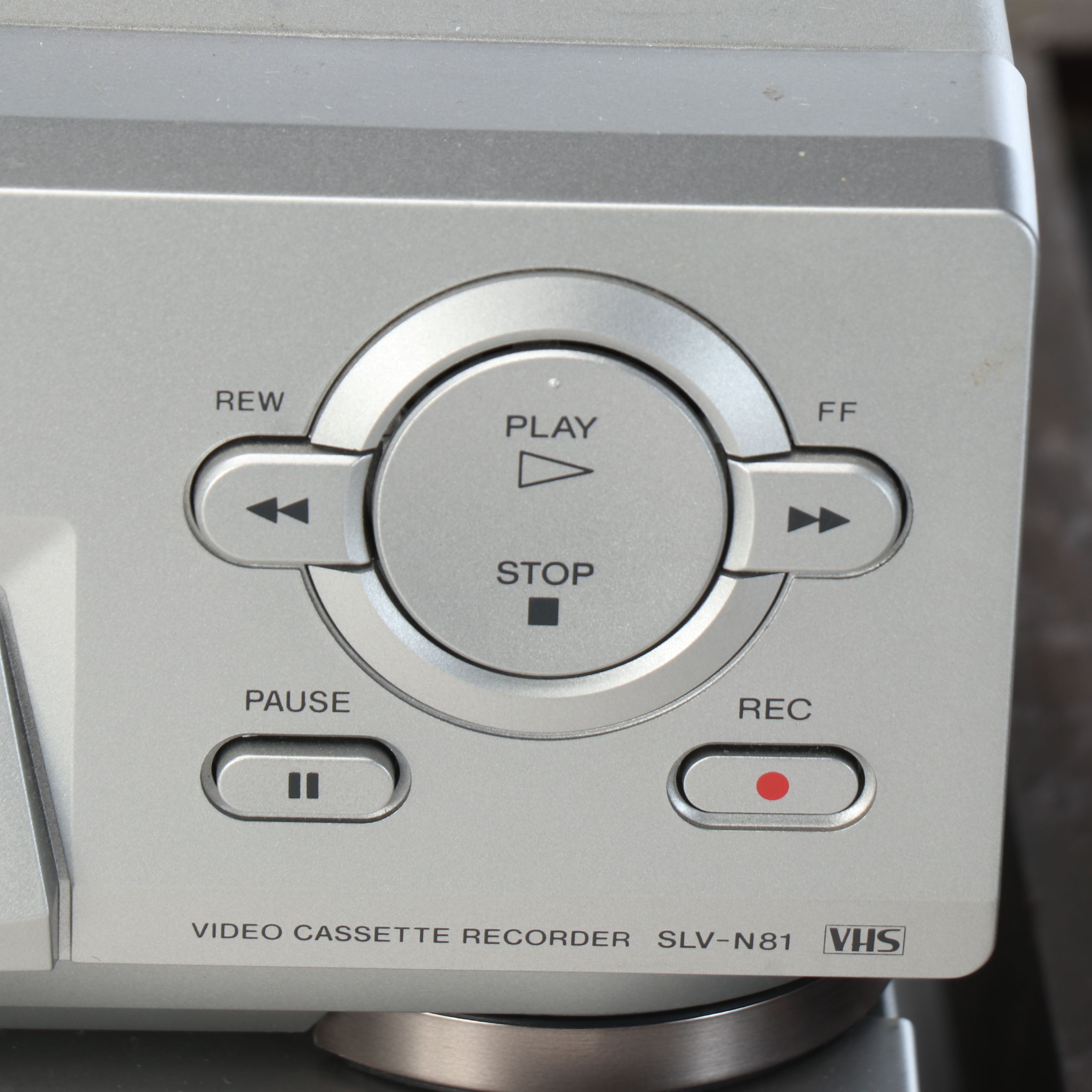 Sony SLV-N81 Video Cassette Recorder with Pioneer and More Audio Equipment