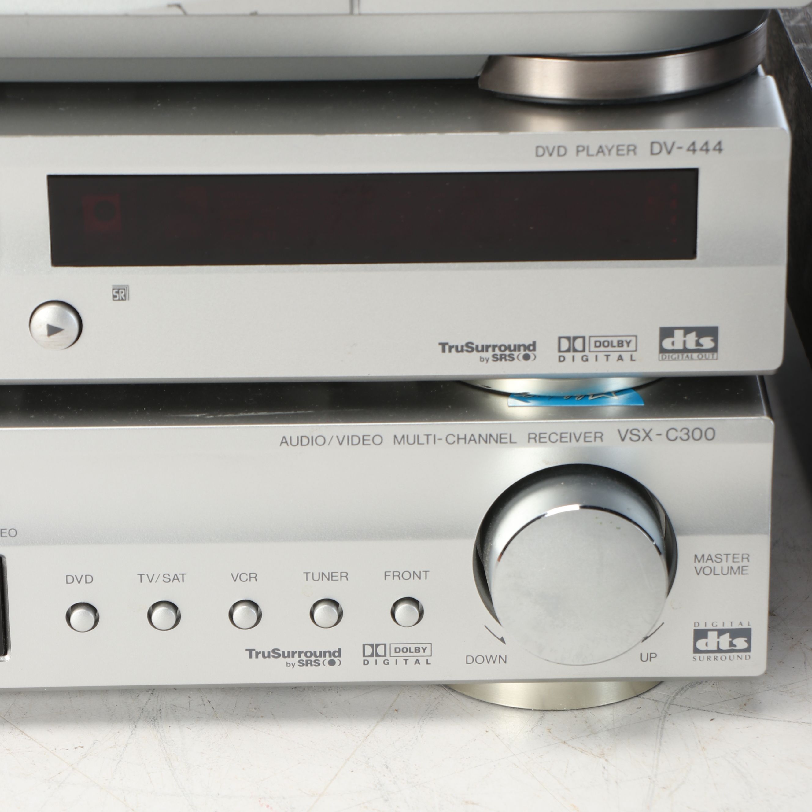 Sony SLV-N81 Video Cassette Recorder with Pioneer and More Audio Equipment