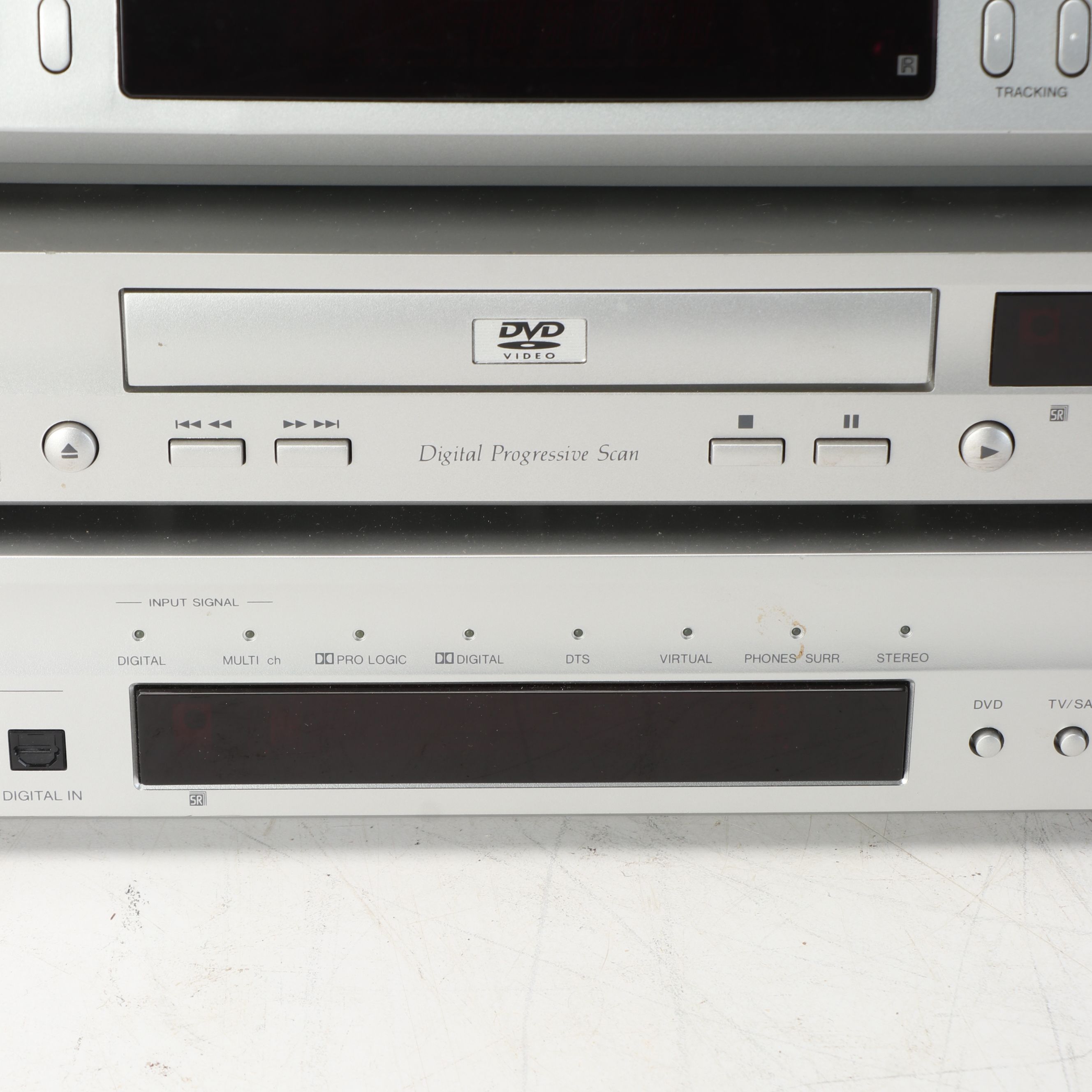 Sony SLV-N81 Video Cassette Recorder with Pioneer and More Audio Equipment