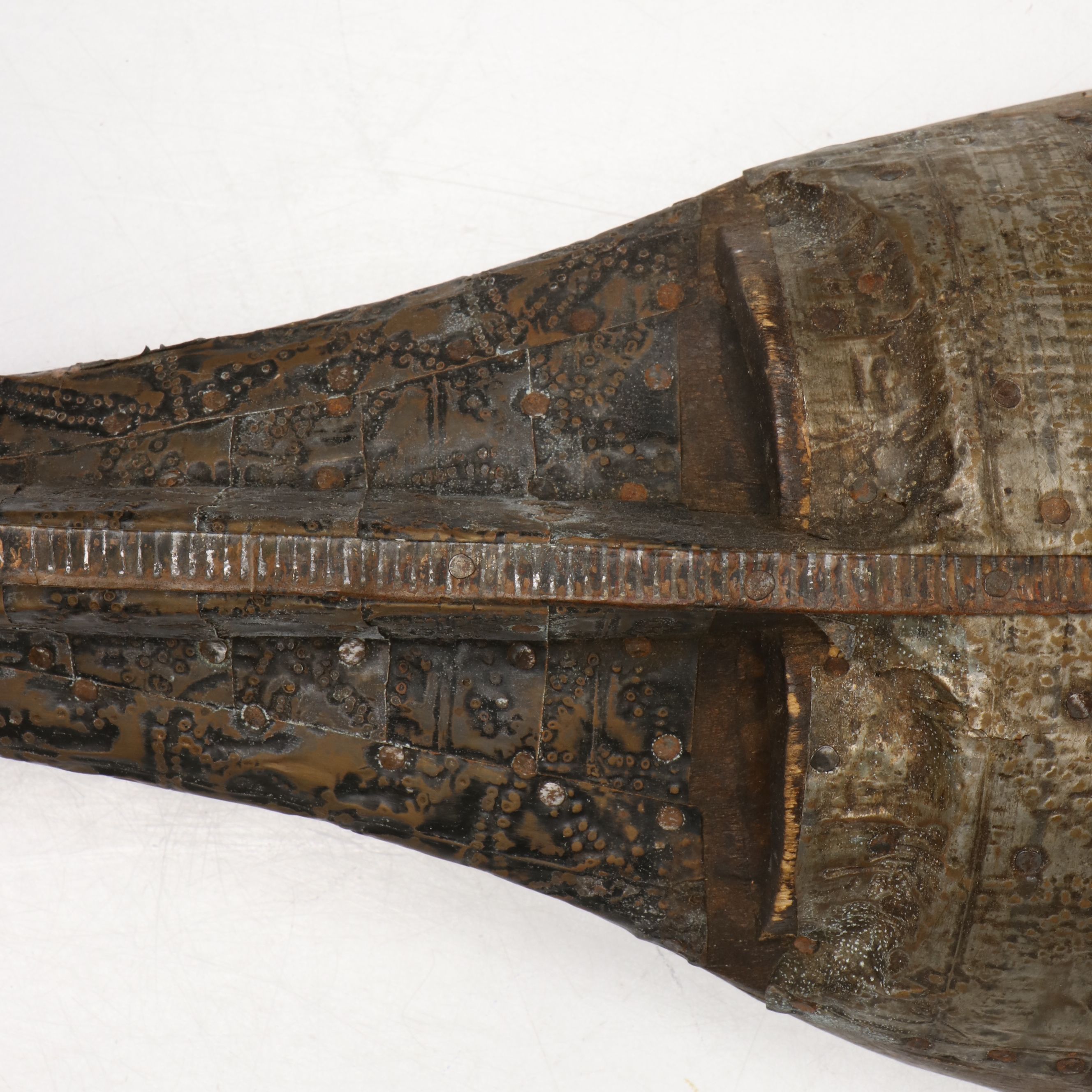 Mali Metal Cased Wood Mask