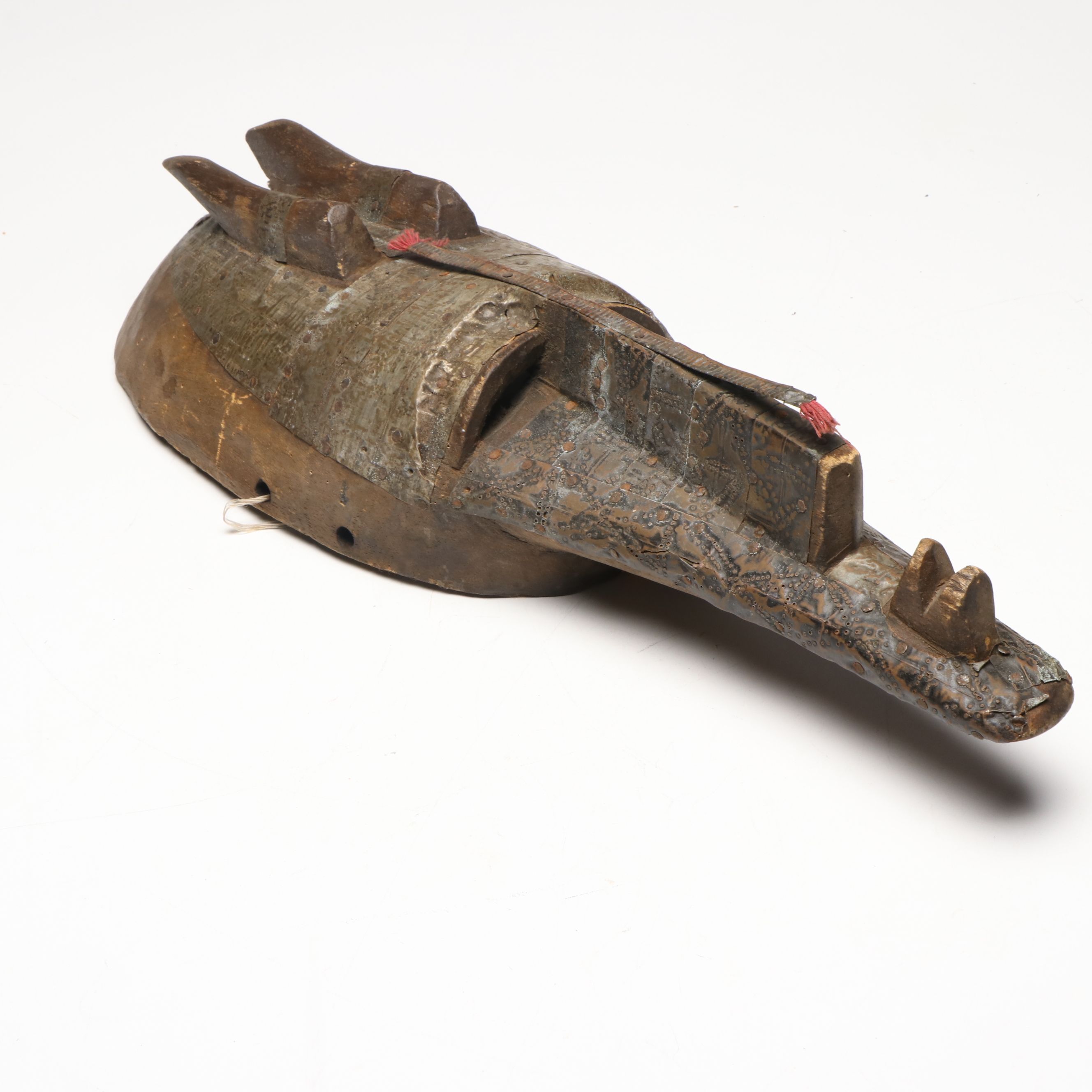 Mali Metal Cased Wood Mask