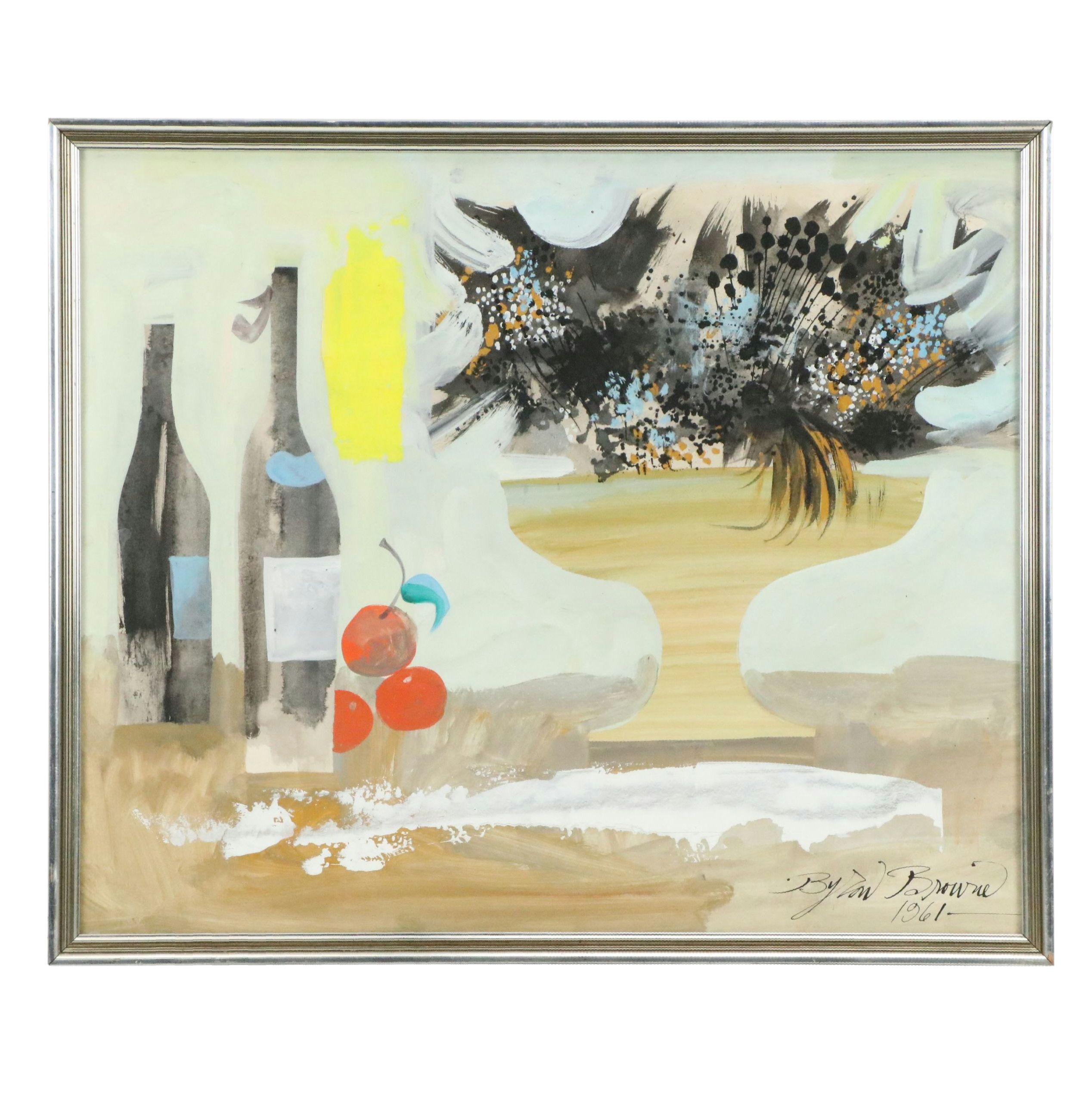 Abstract Still Life Acrylic Painting