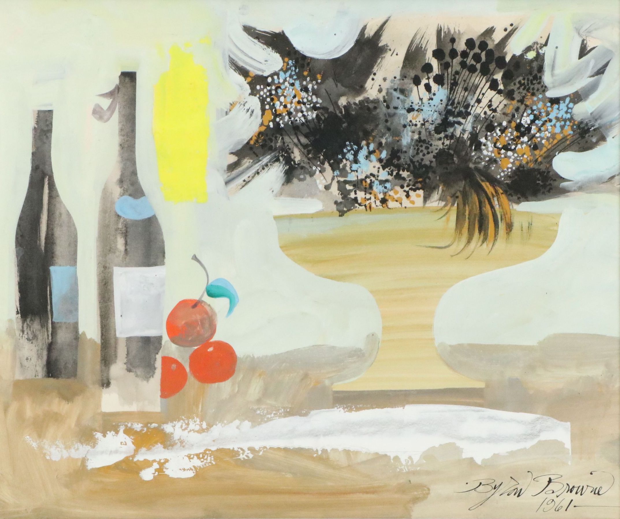 Abstract Still Life Acrylic Painting