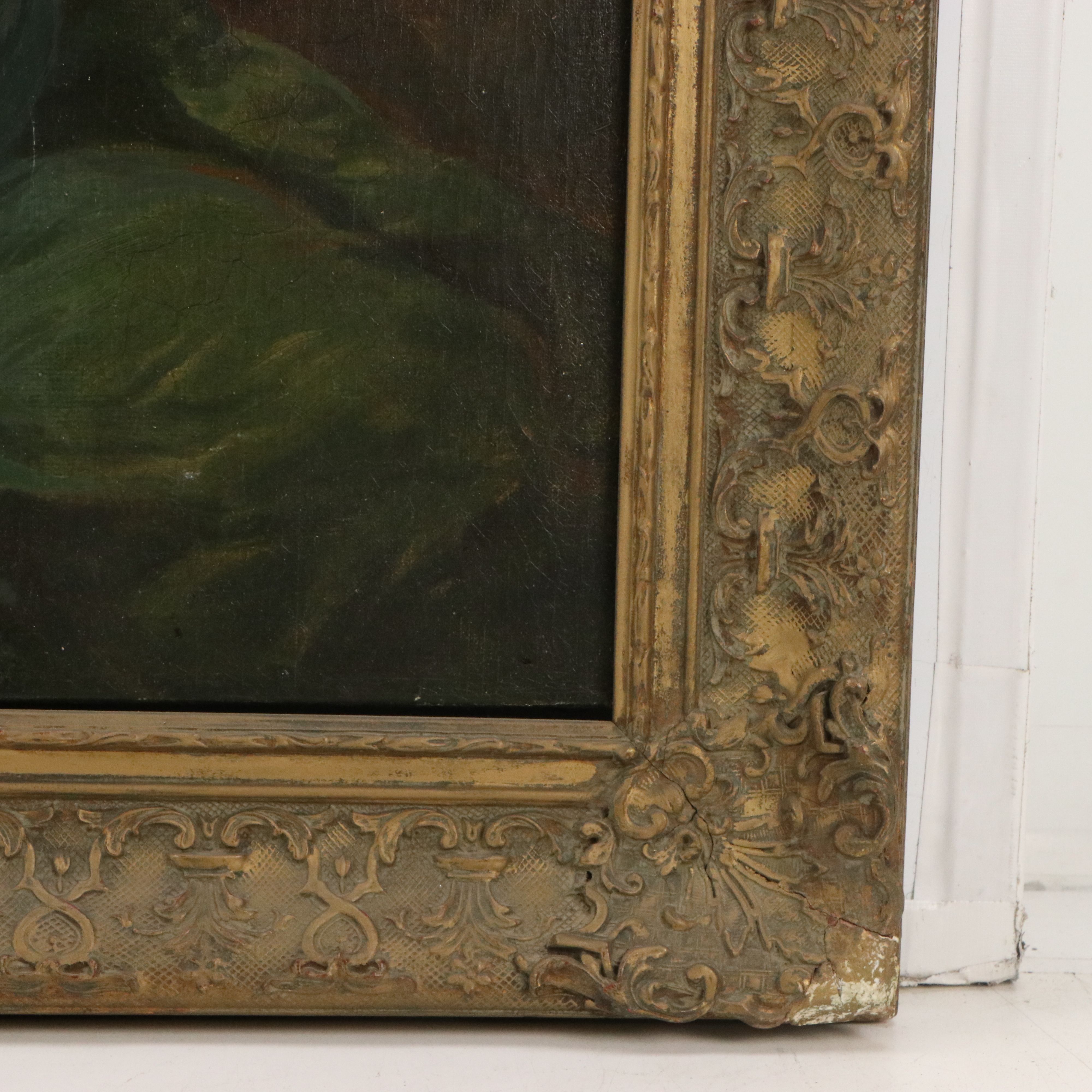Copy Oil Painting After Jean-Marc Nattier "The Marquise de Baglion as Flora"