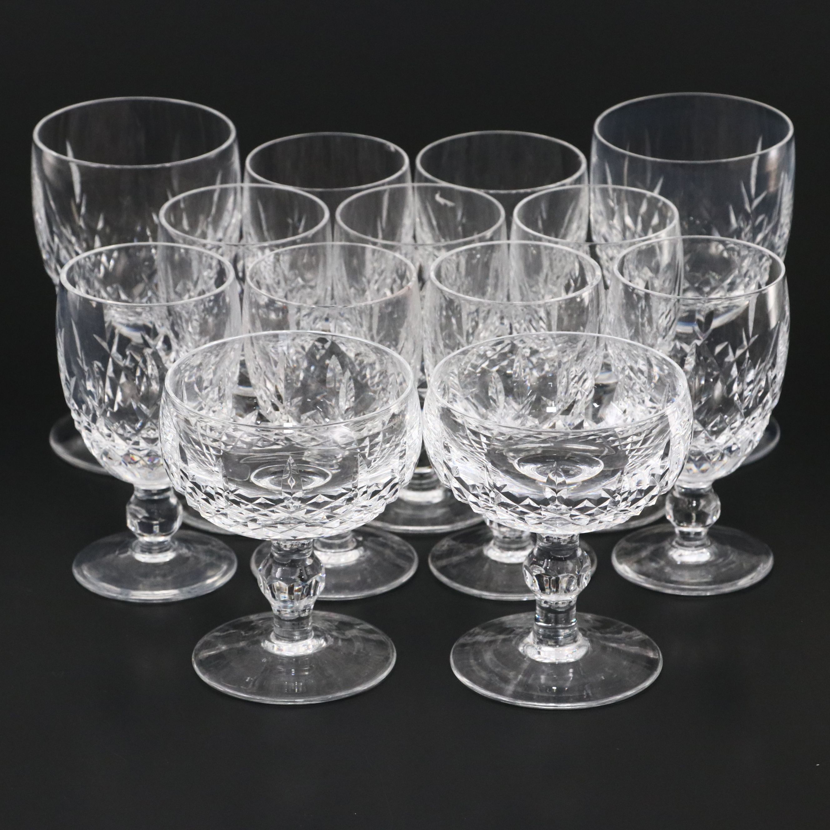 Waterford "Kilcash" Crystal Stemware, Late 20th/Early 21st C.