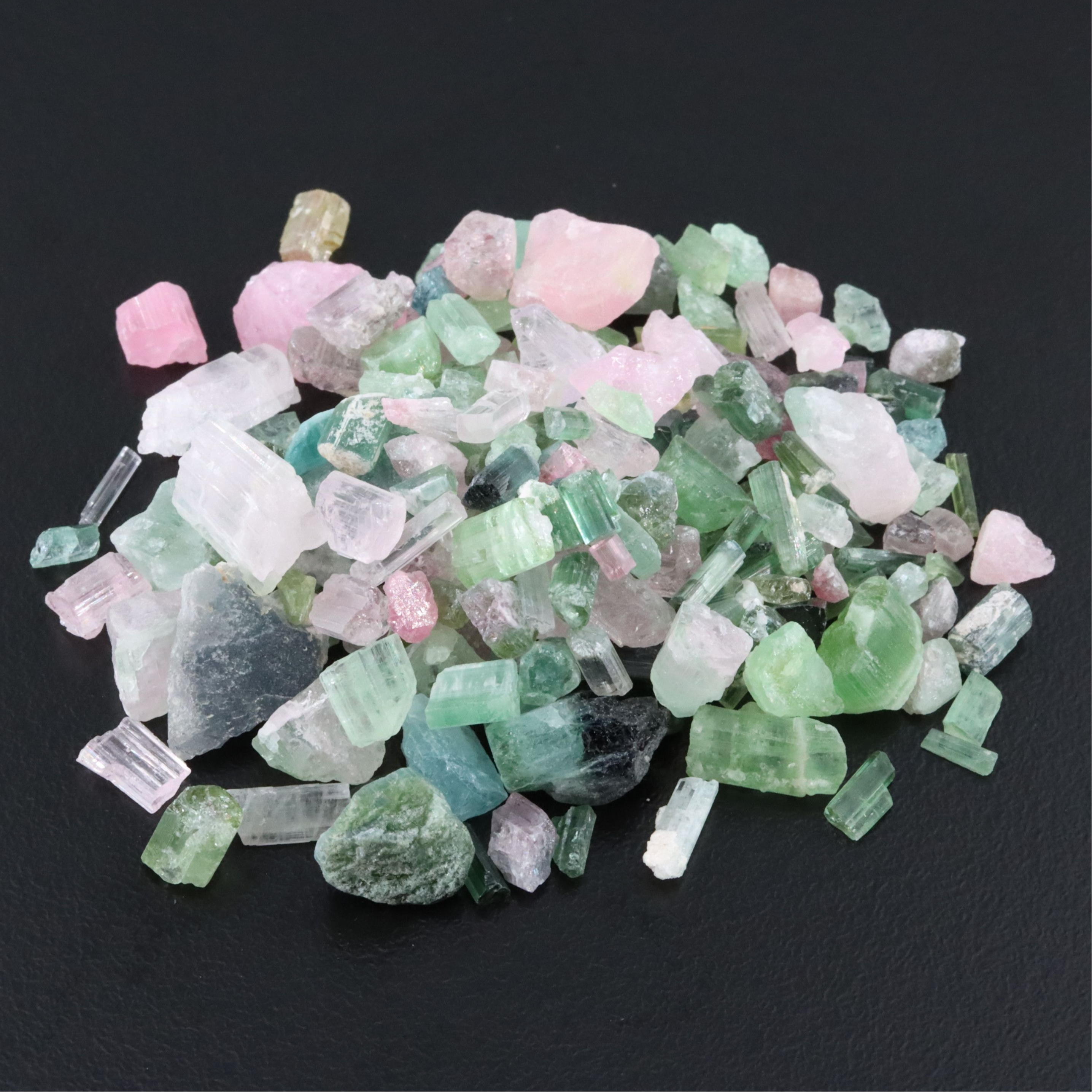 Loose 147.44 CTW Rough Tourmaline Lot