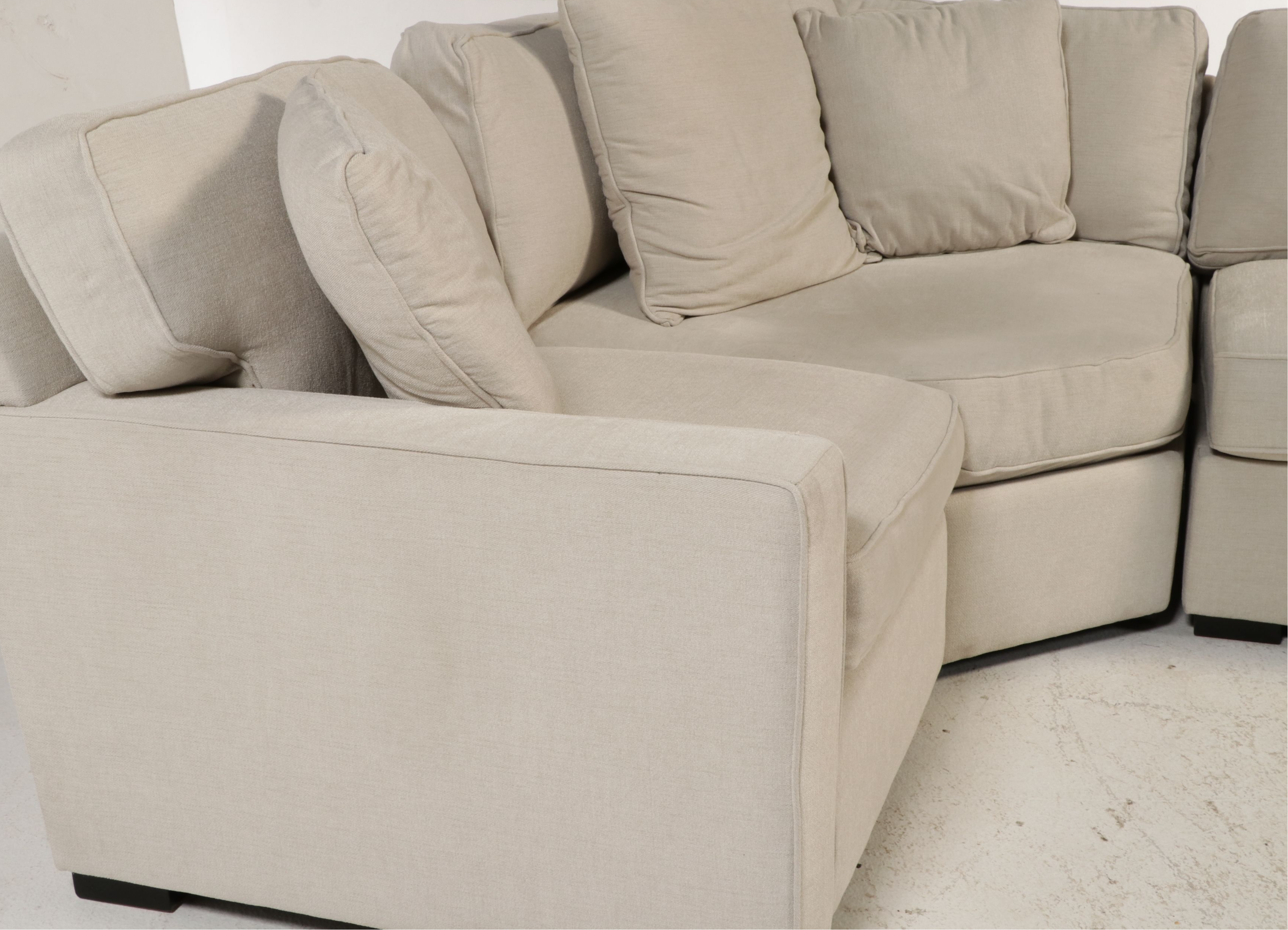 Jonathan Louis Inc. Contemporary Upholstered Sectional Sofa