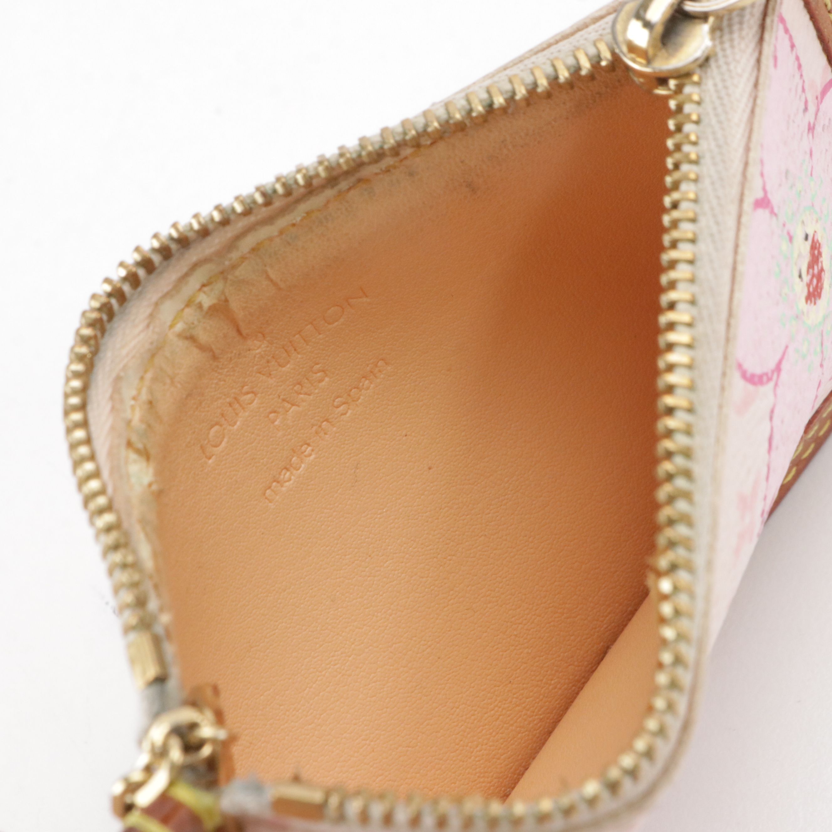 Louis Vuitton Limited Edition Pochette Clés in Cherry Blossom Monogram Canvas