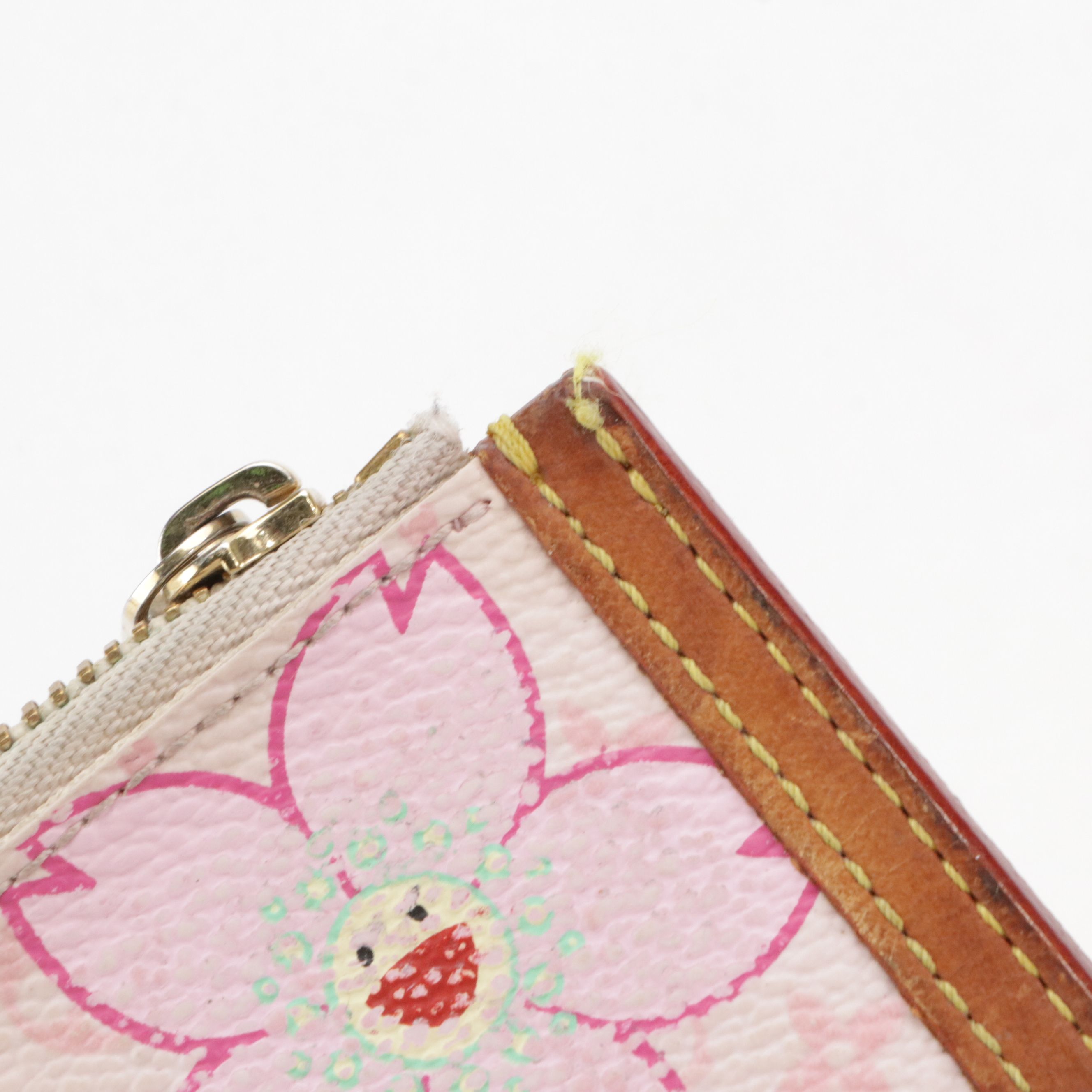 Louis Vuitton Limited Edition Pochette Clés in Cherry Blossom Monogram Canvas