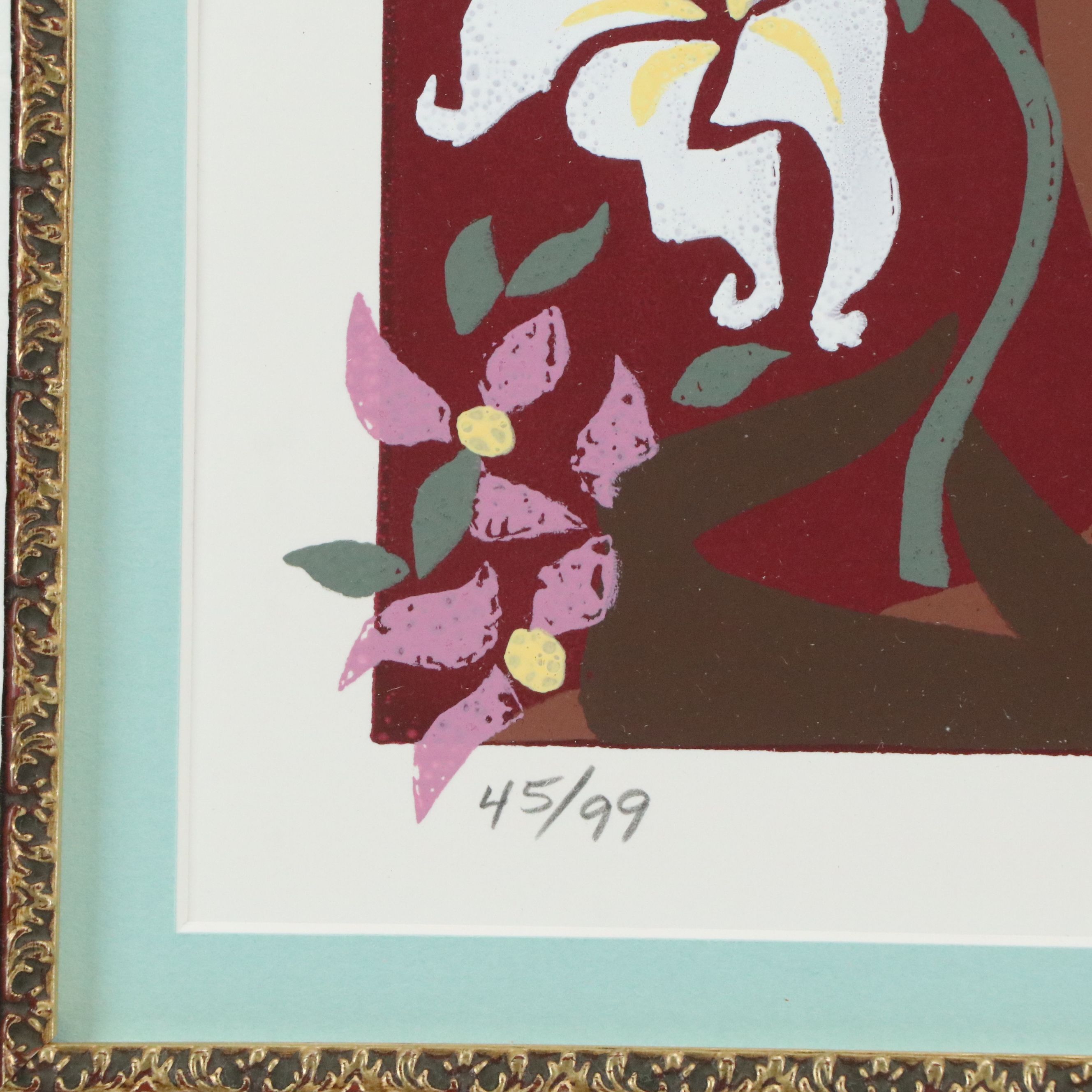 John Holyfield Serigraph "Sweet Thang," 21st Century