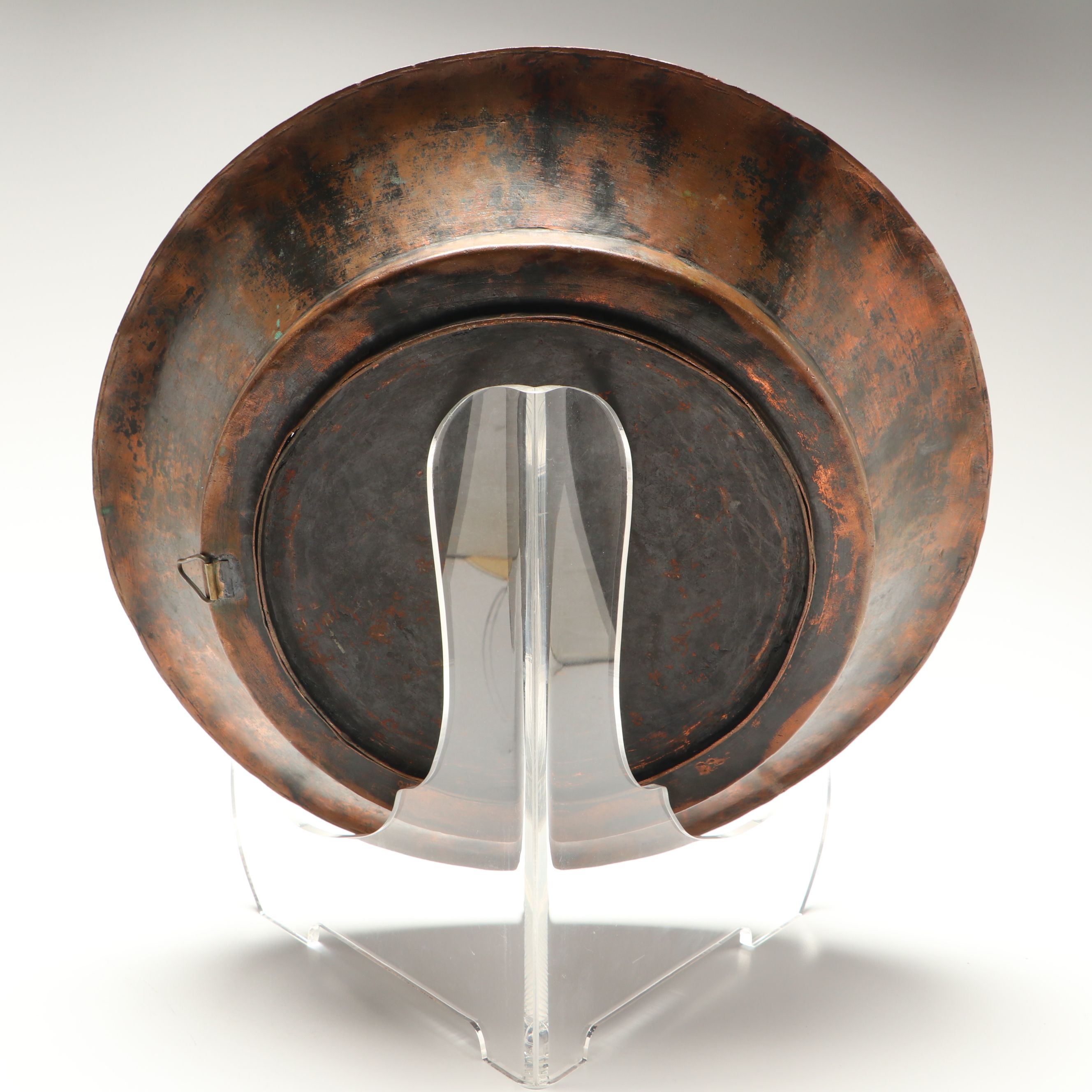 Hand-Tooled Copper Ceremonial Plates, Southeast Asia