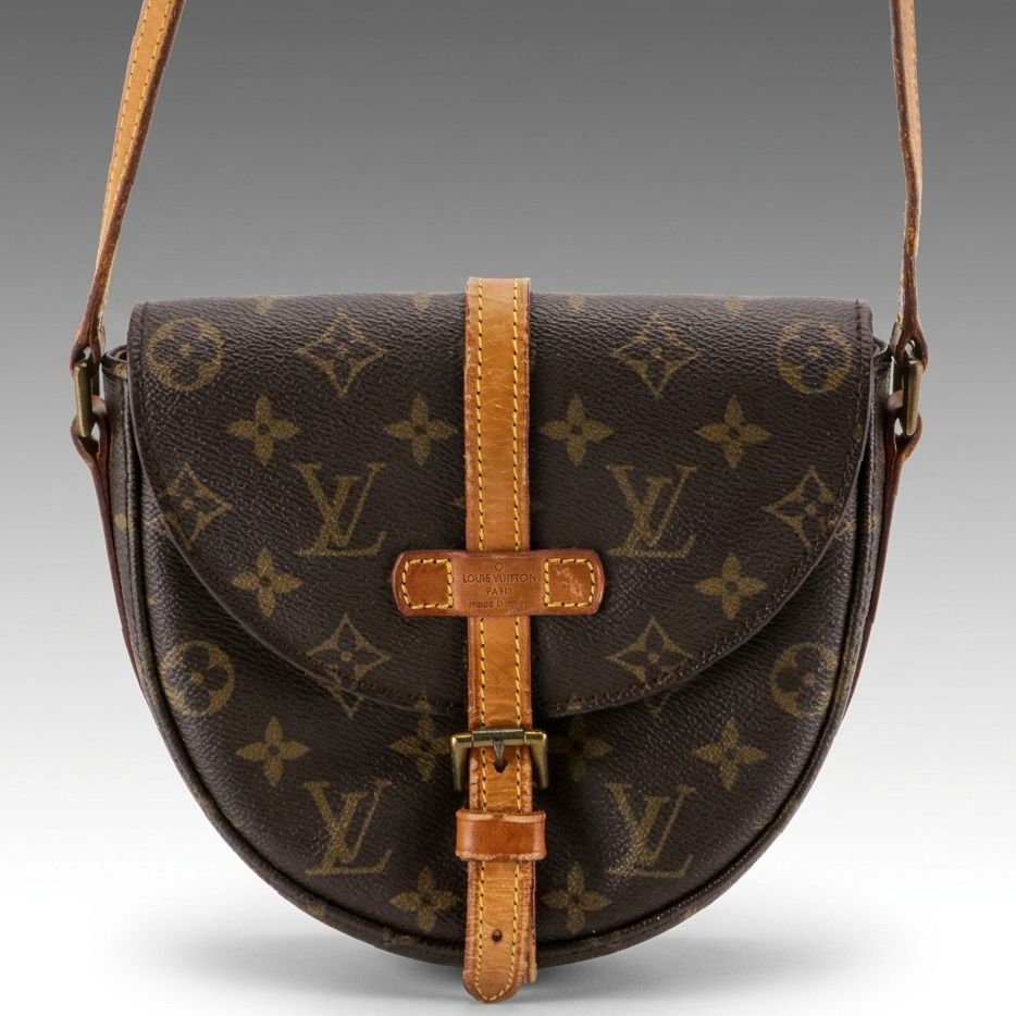 Louis Vuitton Chantilly PM Bag in Monogram Canvas and Vachetta Leather