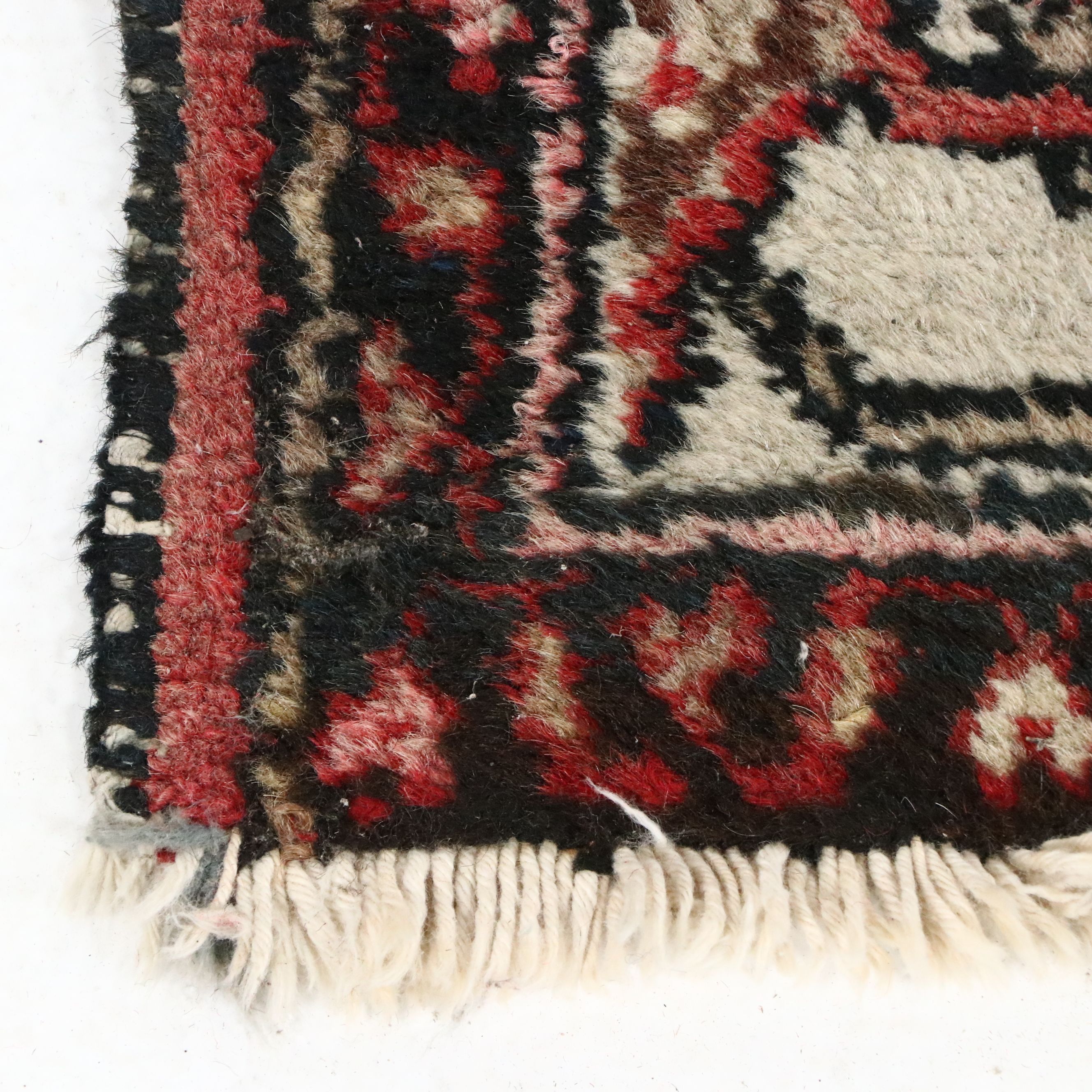 4'4 x 6'5 Hand-Knotted Persian Hamadan Area Rug