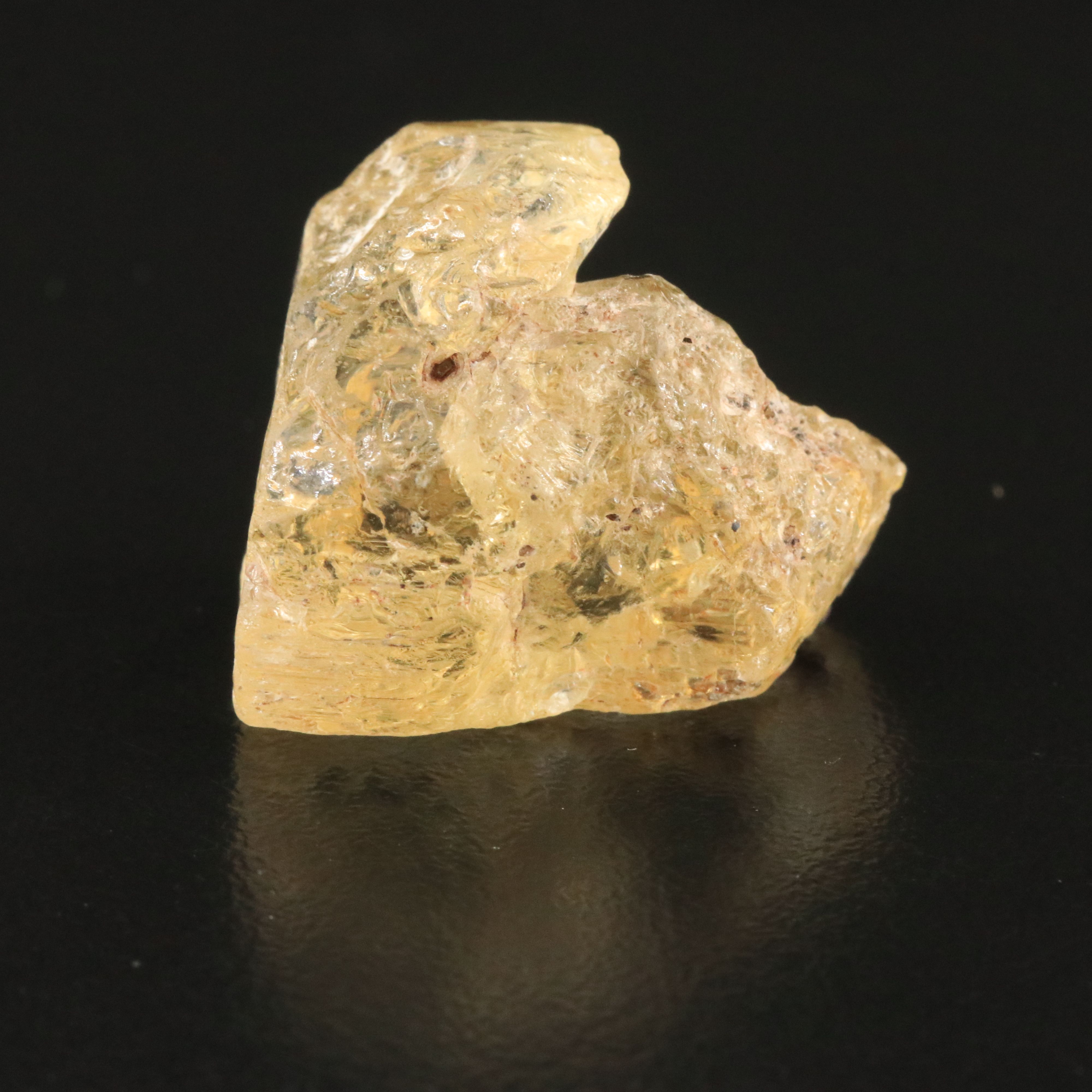 Loose 37.30 CT Rough Yellow Apatite