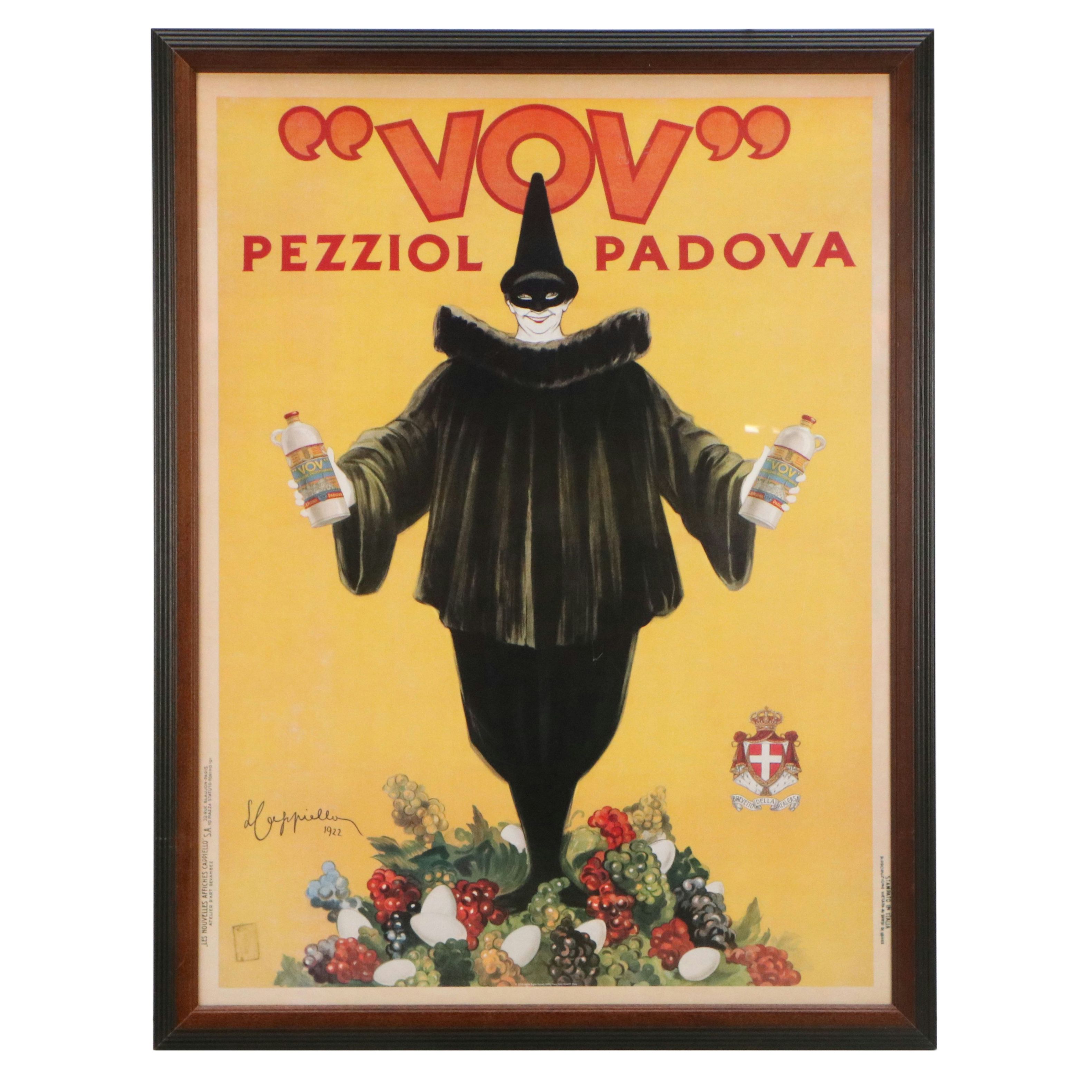 After Leonetto Cappiello Offset Lithograph Poster "Vov," 21st Century