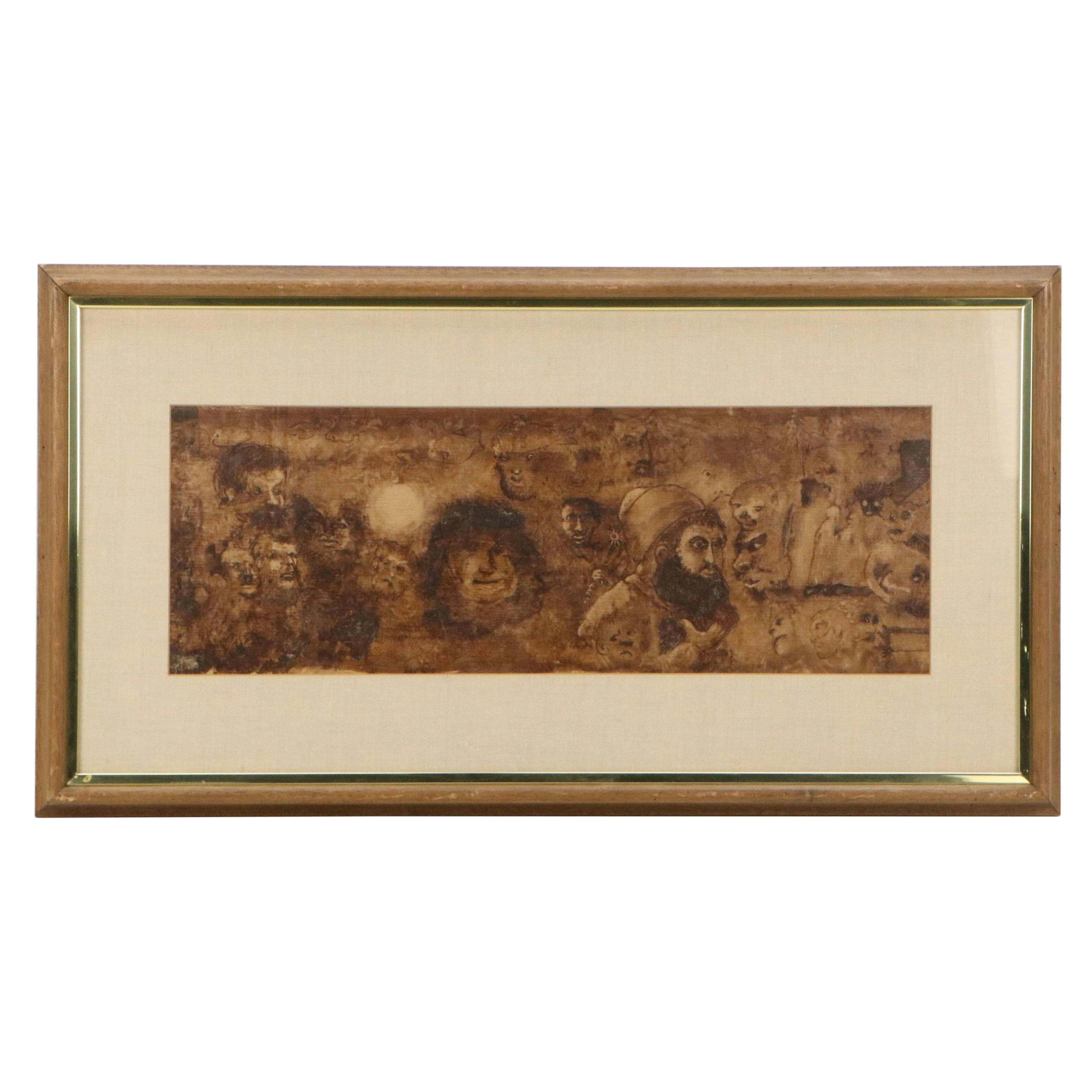 Figurative Ink Wash Painting