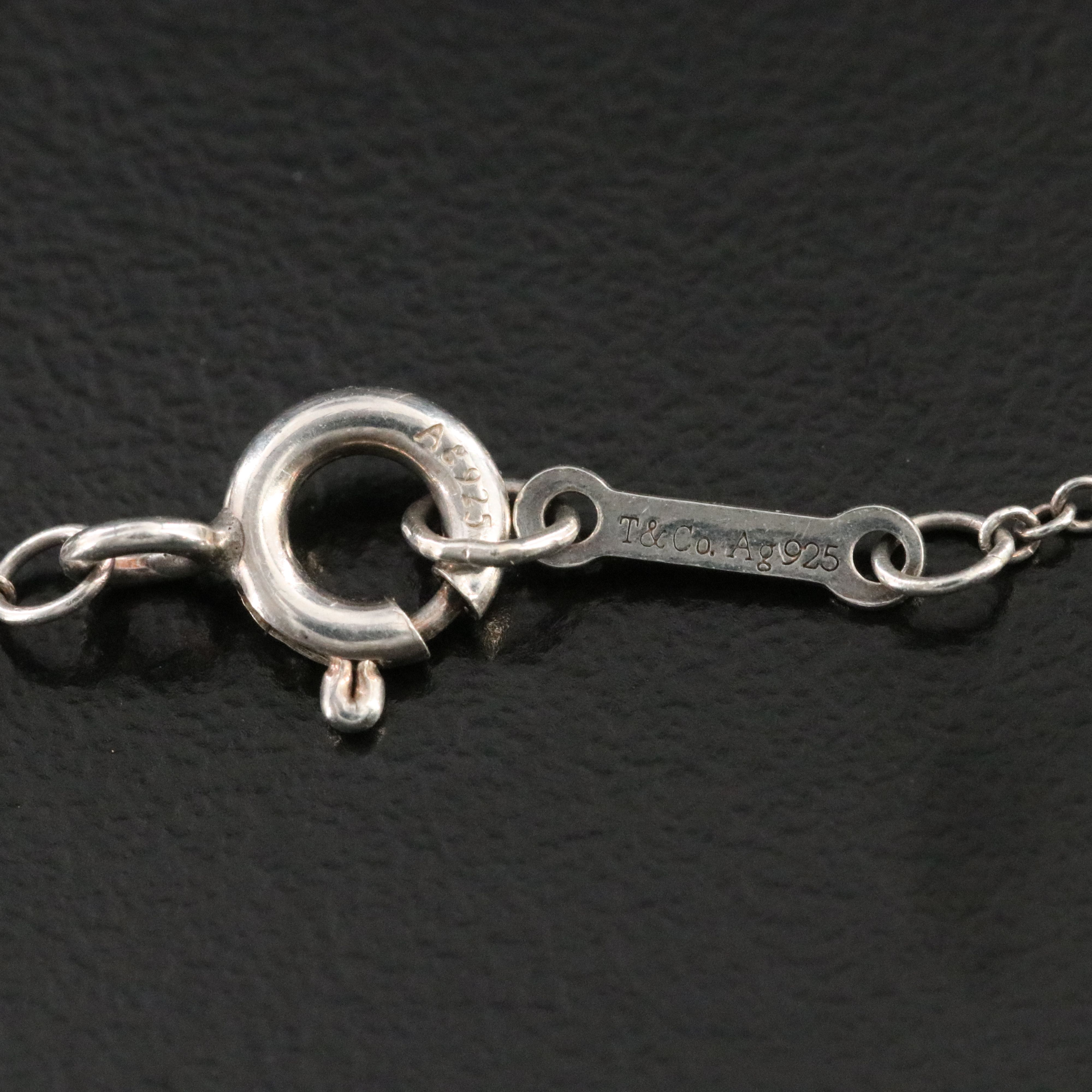 Paloma Picasso for Tiffany & Co. Olive Leaf Sterling Pendant Necklace